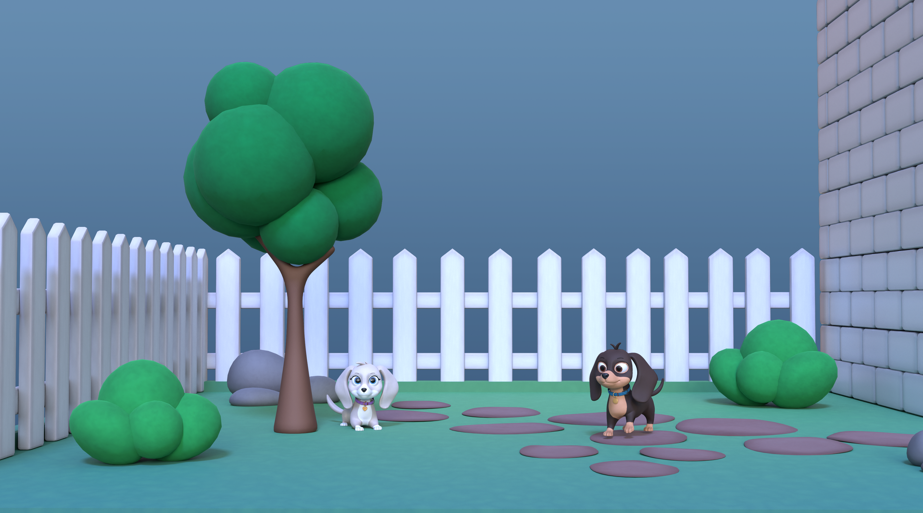 Проект: Щенки таксы / Dachshund puppies project — Изображение №12 — Иллюстрация, 3D на Dprofile