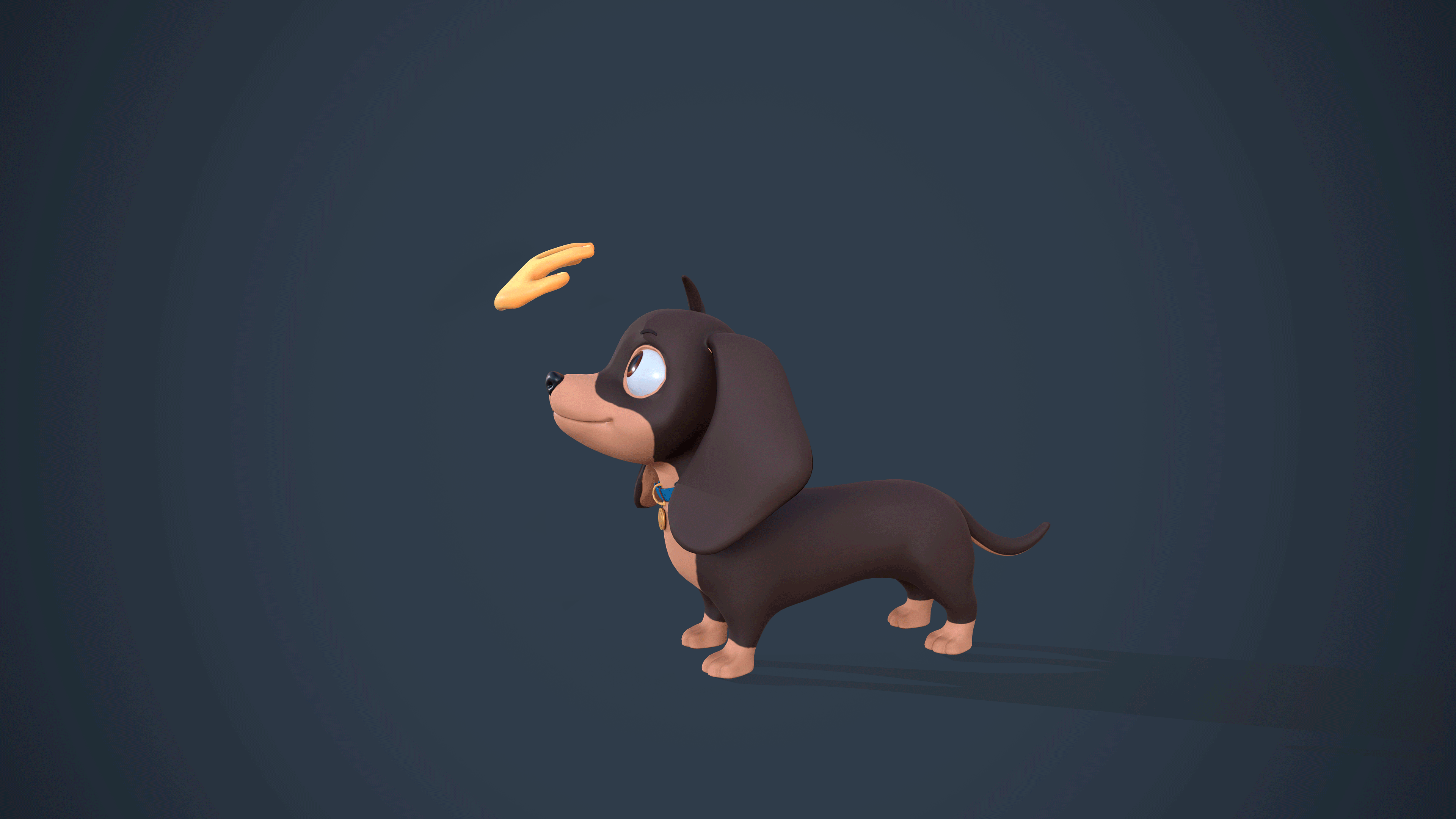 Проект: Щенки таксы / Dachshund puppies project — Изображение №9 — Иллюстрация, 3D на Dprofile