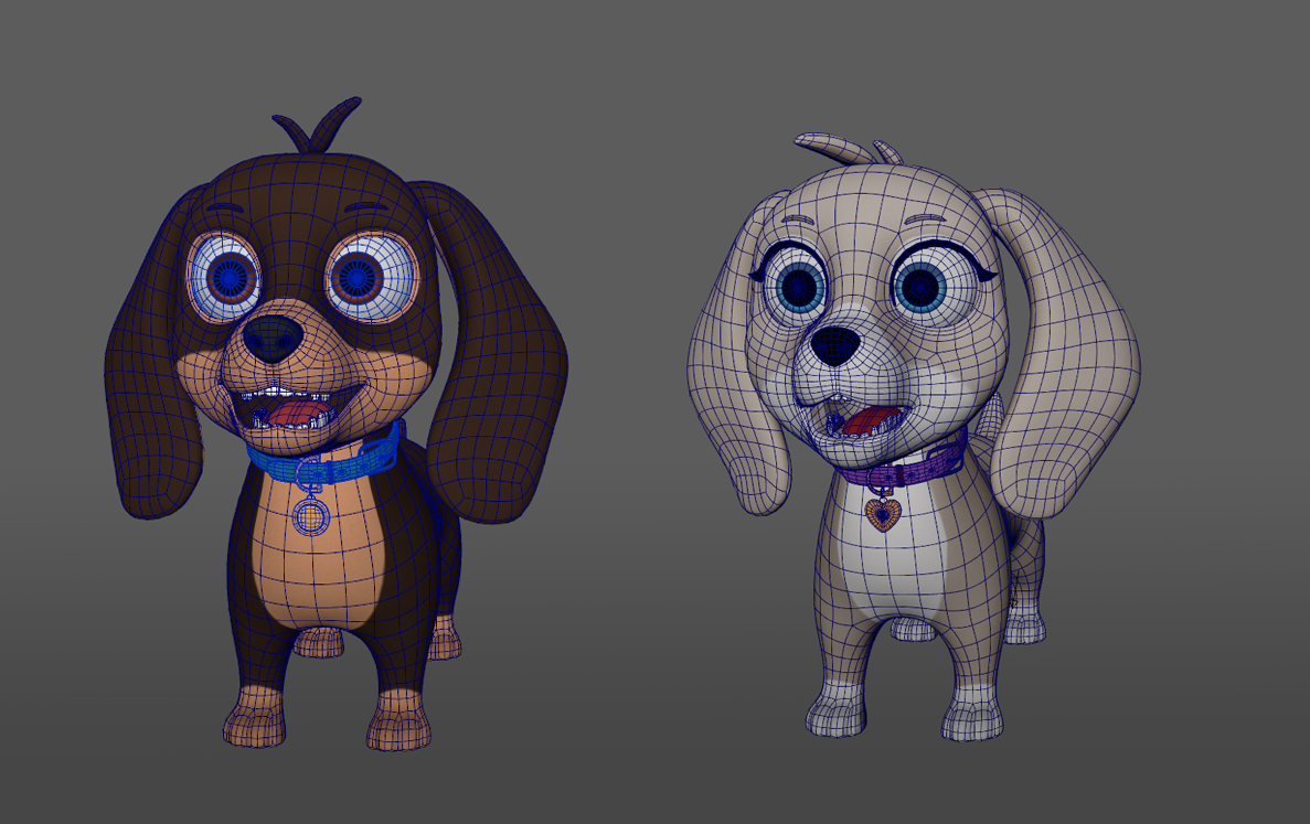 Проект: Щенки таксы / Dachshund puppies project — Изображение №16 — Иллюстрация, 3D на Dprofile