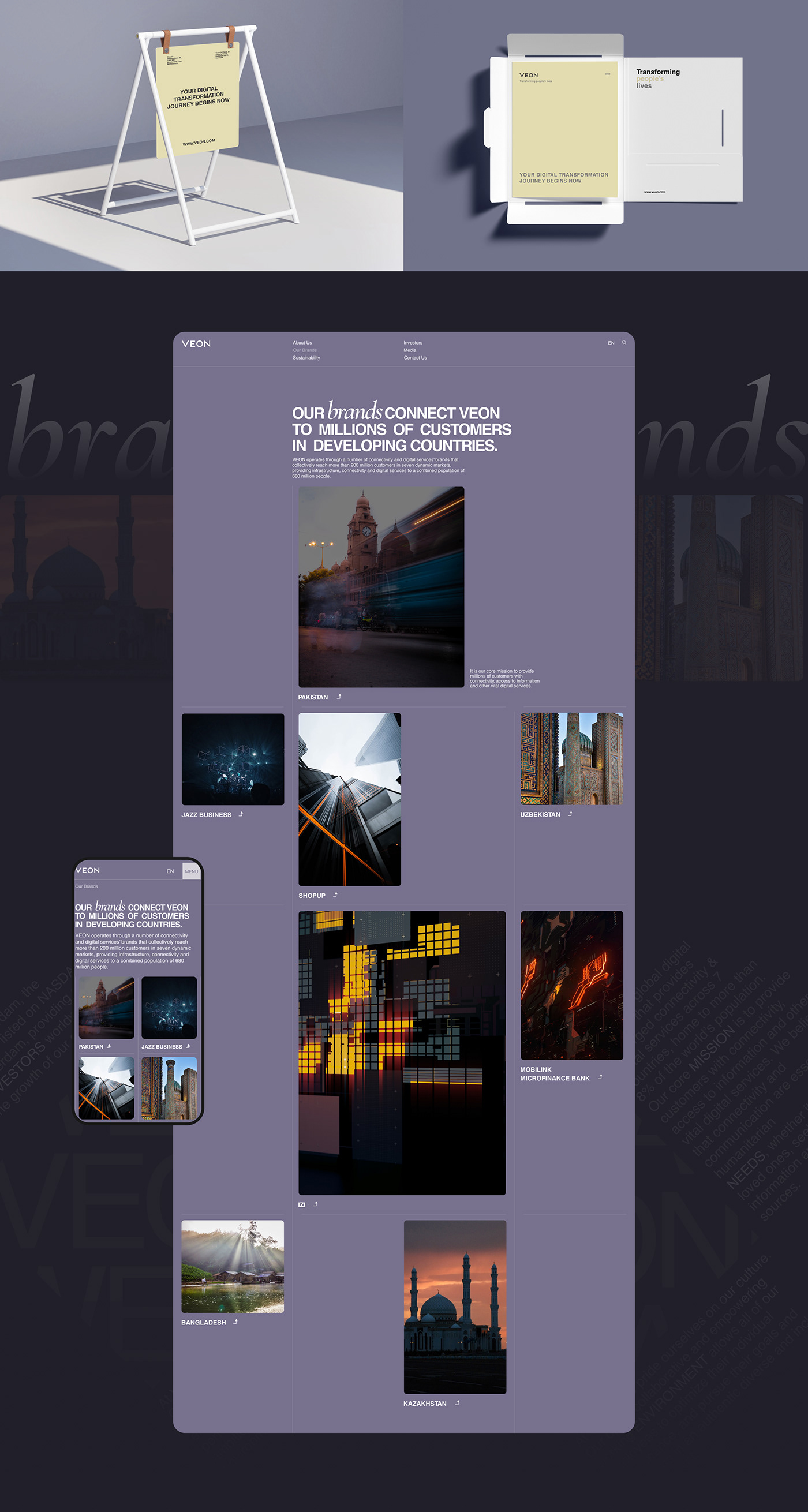 VEON | Corporate Redesign — Изображение №3 — Интерфейсы на Dprofile