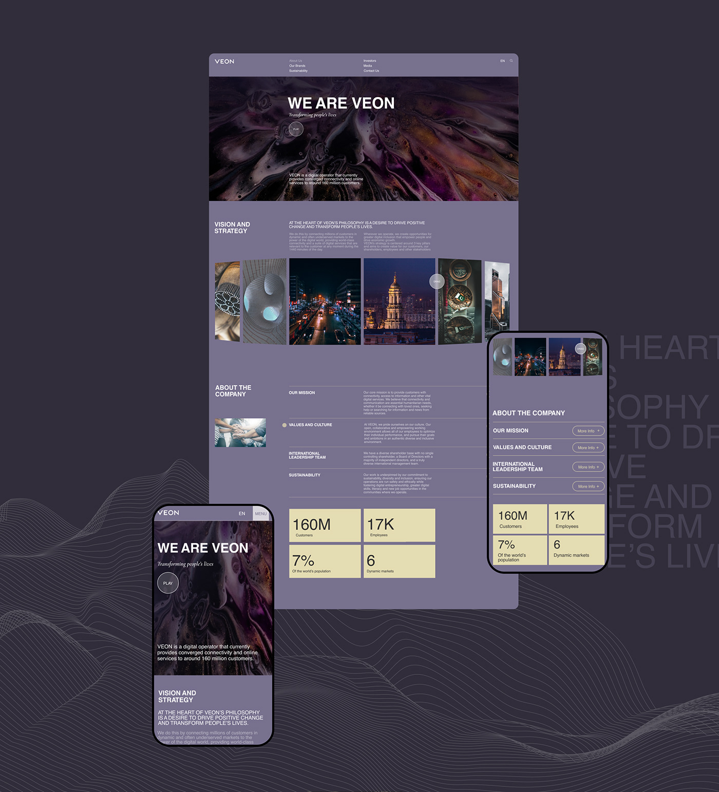 VEON | Corporate Redesign — Изображение №6 — Интерфейсы на Dprofile