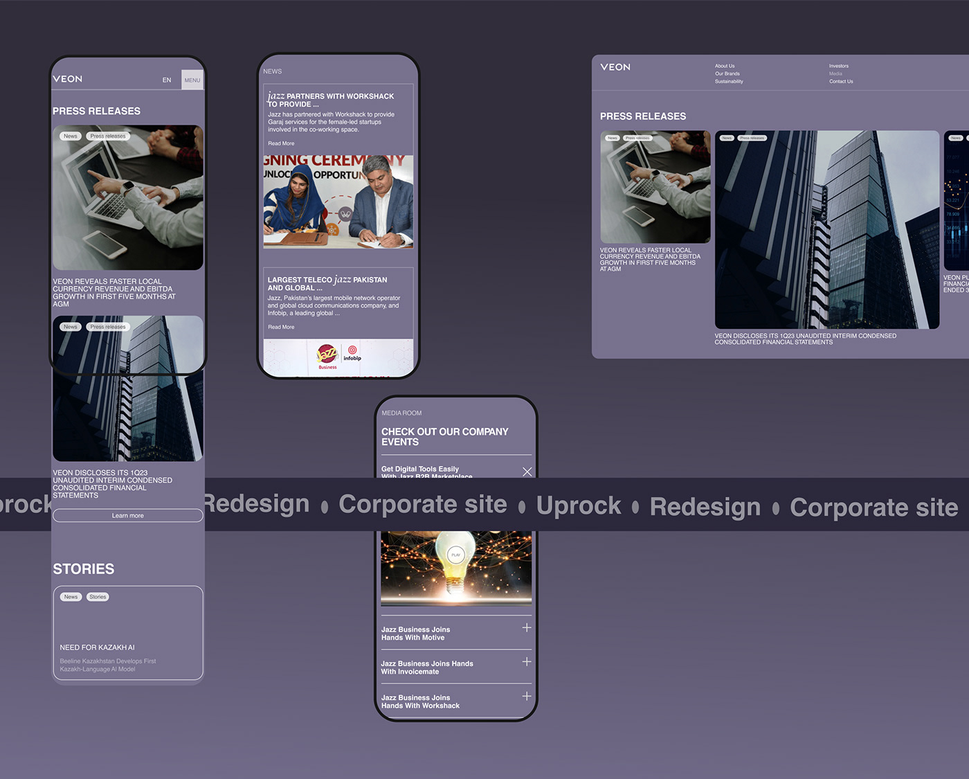 VEON | Corporate Redesign — Изображение №8 — Интерфейсы на Dprofile