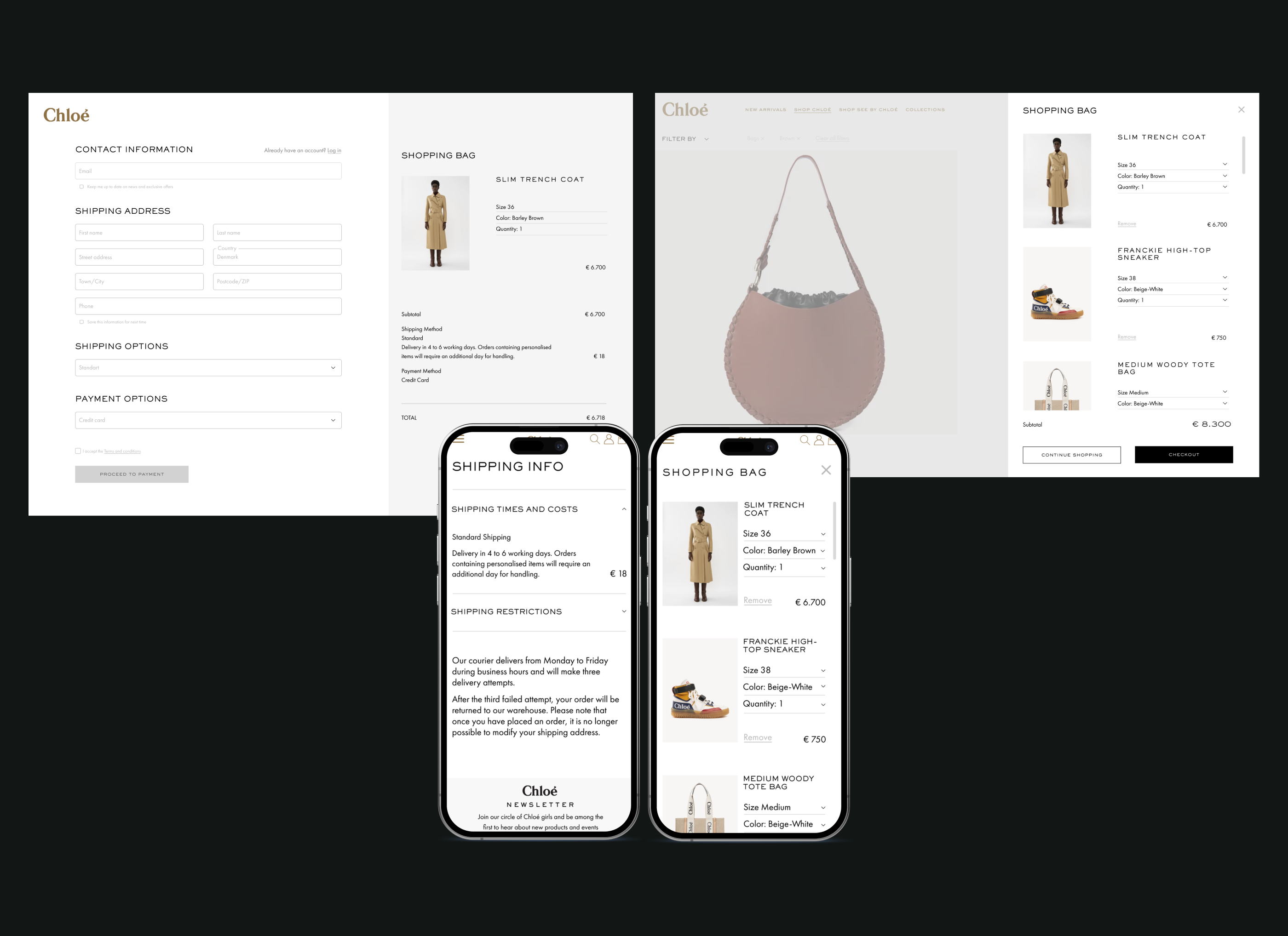 Chloé | E-commerce Redesign — Изображение №13 — Интерфейсы на Dprofile
