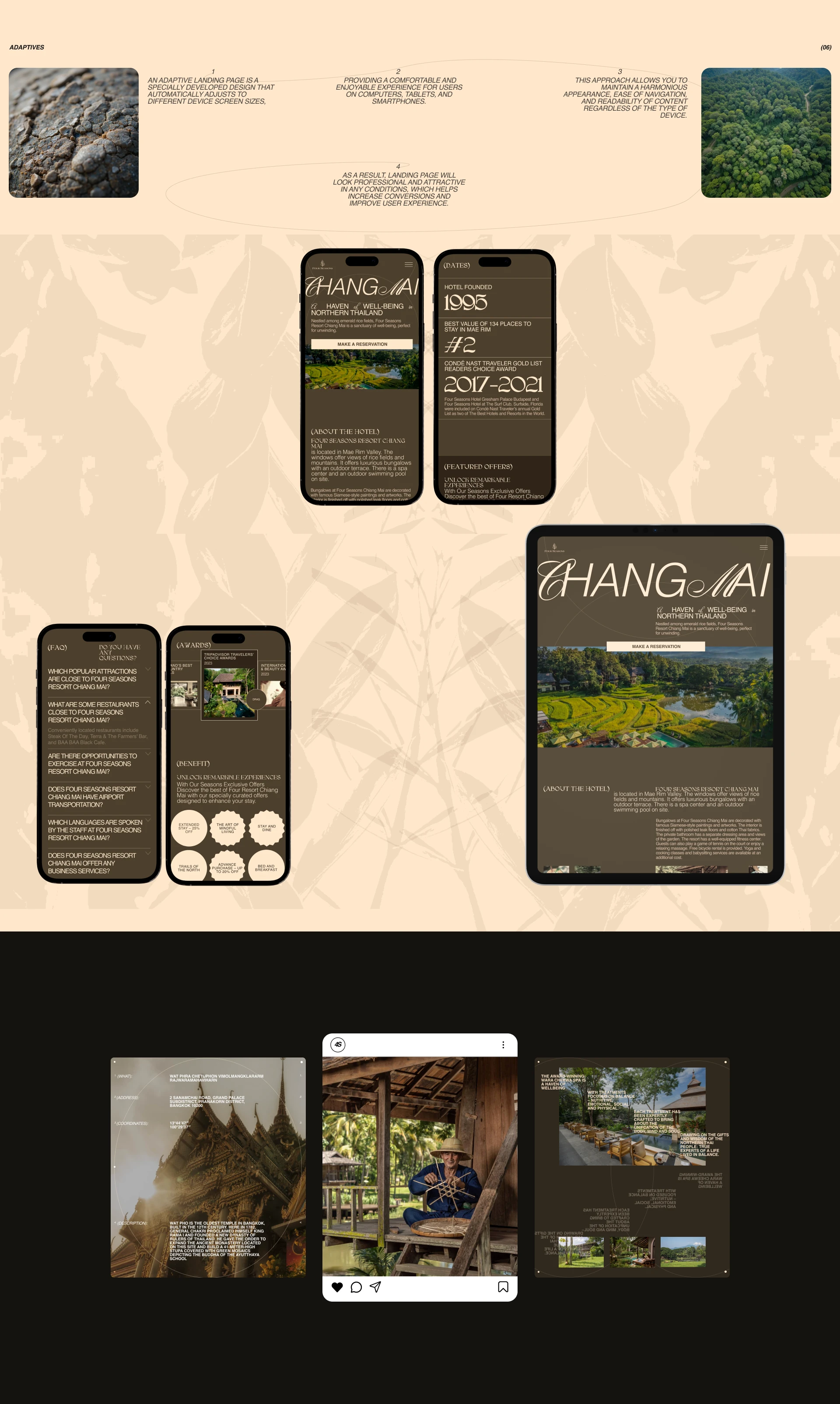 Four Seasons Resort Chiang Mai | Lending — Изображение №6 — Интерфейсы, Графика на Dprofile
