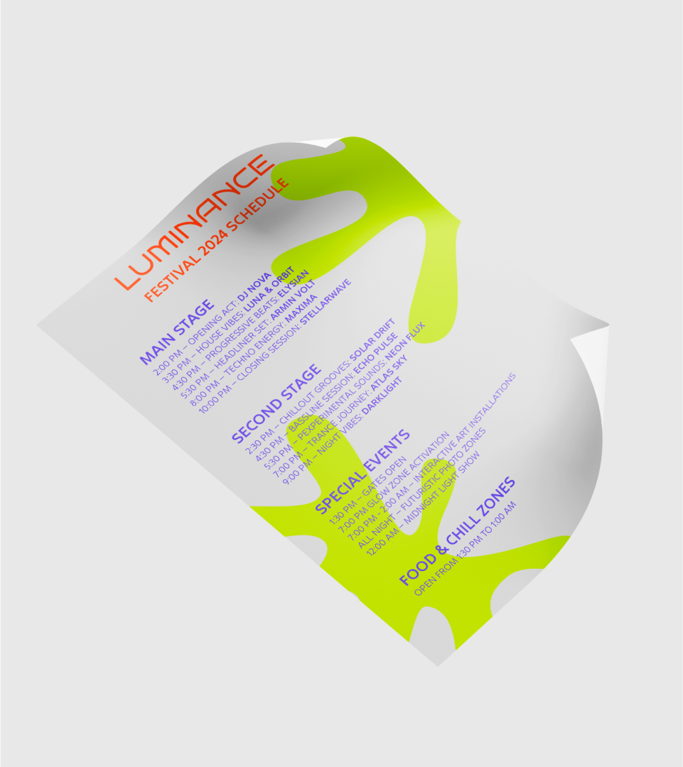 Фирменный стиль фестиваля электронной музыки Luminance — Изображение №10 — Брендинг на Dprofile