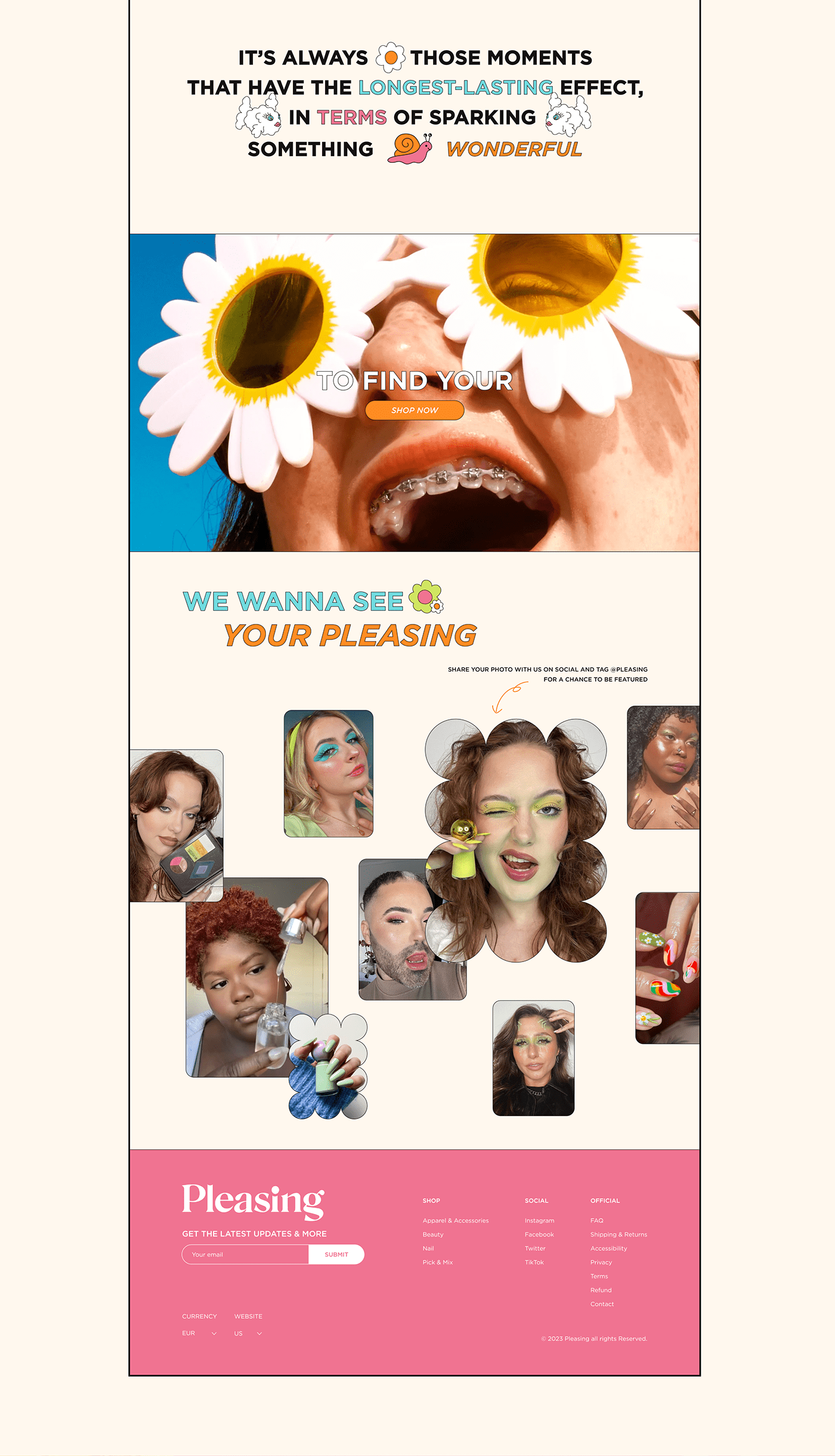Redesign of the online store Pleasing | UX/UI Design — Изображение №15 — Интерфейсы, Анимация на Dprofile