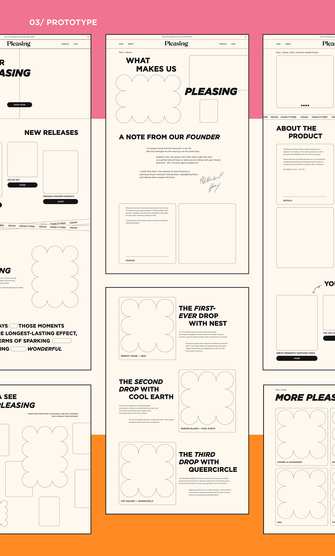 Redesign of the online store Pleasing | UX/UI Design — Изображение №7 — Интерфейсы, Анимация на Dprofile