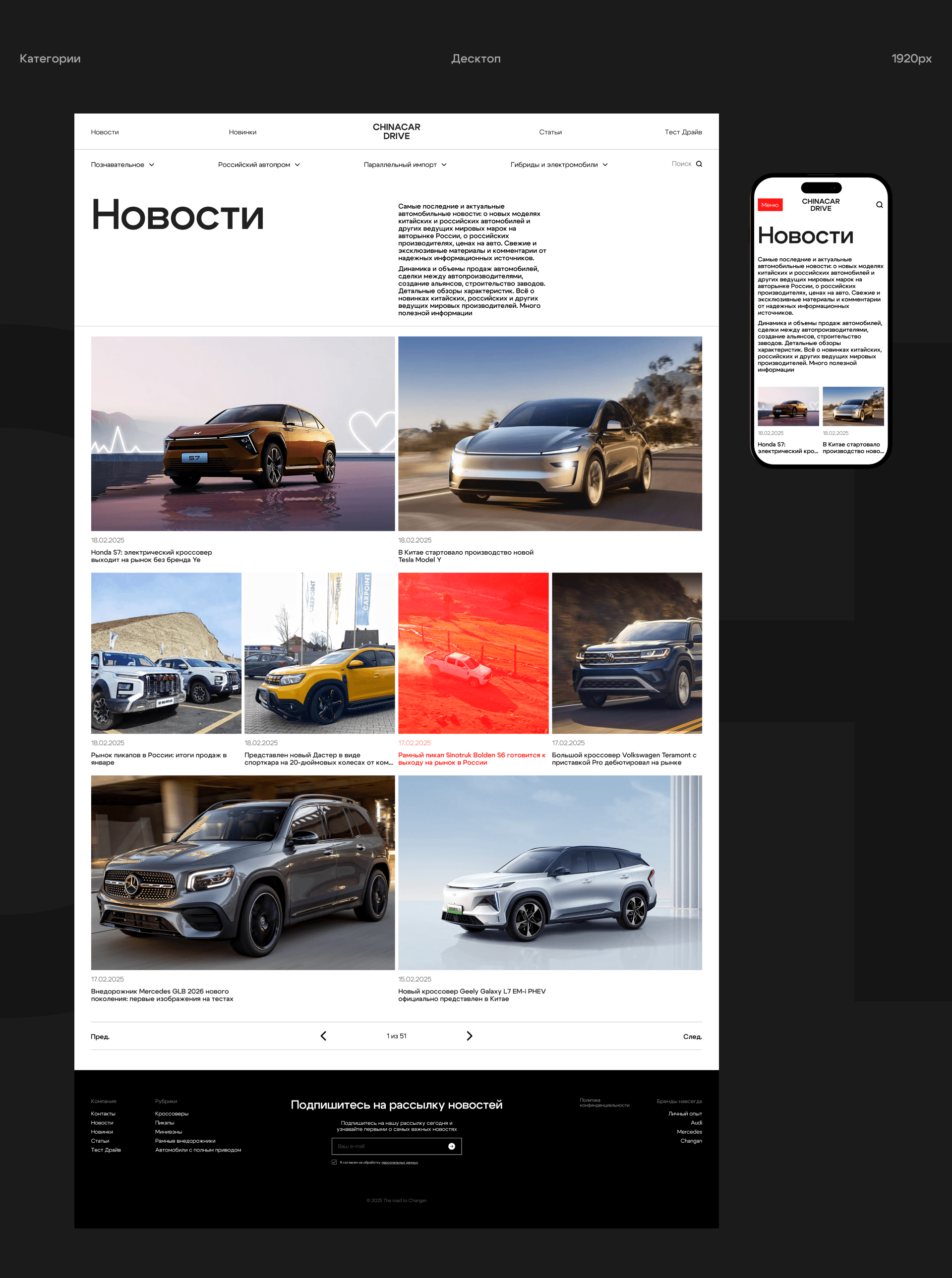 CHINACARDRIVE | COMMERCIAL PROJECT — Изображение №6 — Интерфейсы на Dprofile