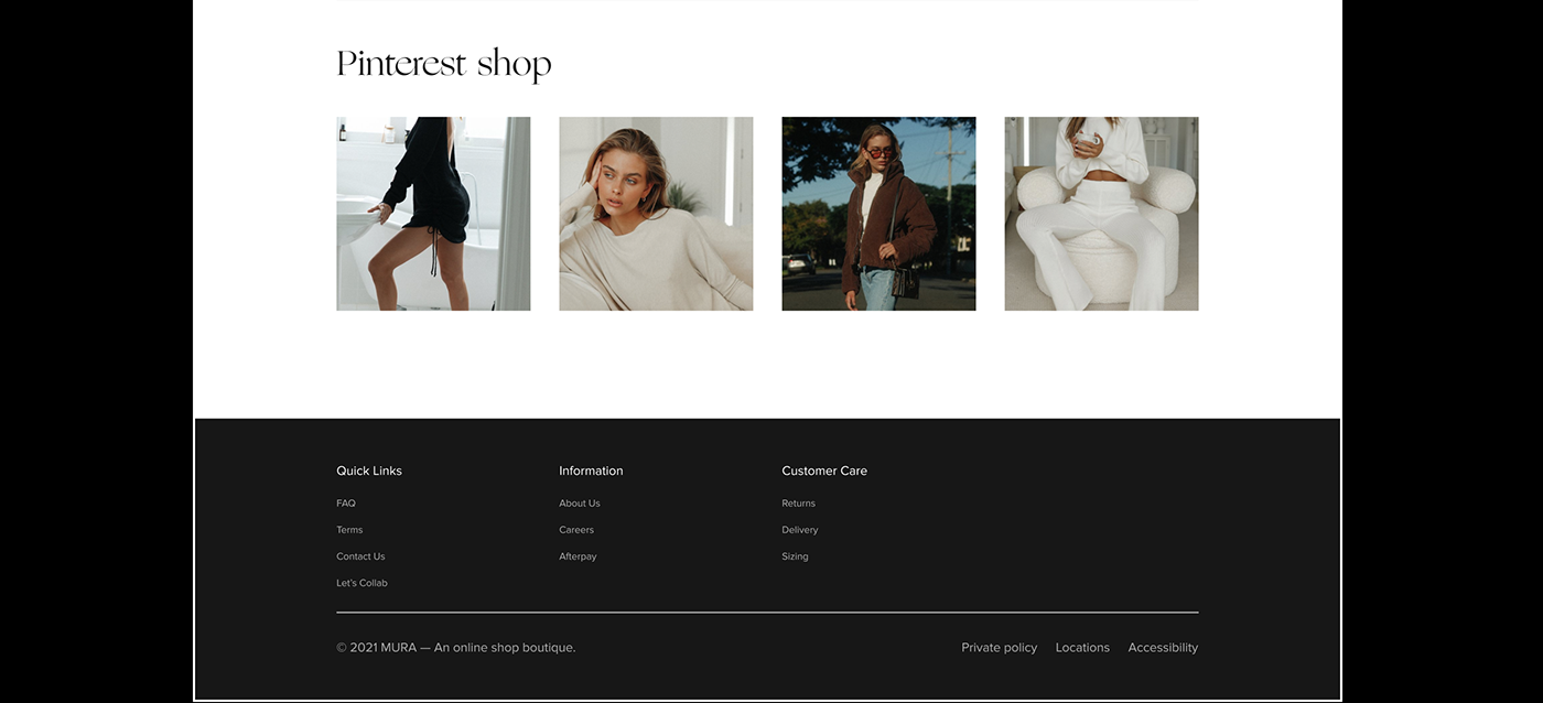 Mura Boutique | Women's clothing | Online Shop — Изображение №23 — Интерфейсы, Брендинг на Dprofile