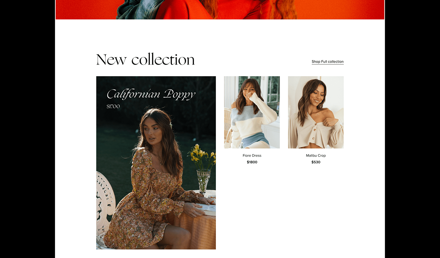 Mura Boutique | Women's clothing | Online Shop — Изображение №11 — Интерфейсы, Брендинг на Dprofile