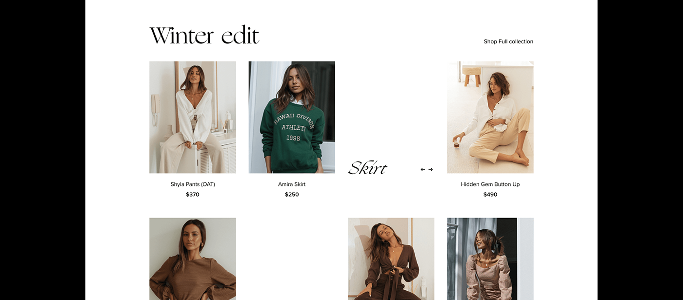 Mura Boutique | Women's clothing | Online Shop — Изображение №14 — Интерфейсы, Брендинг на Dprofile