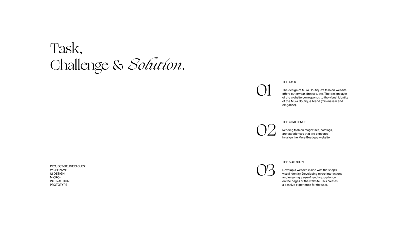 Mura Boutique | Women's clothing | Online Shop — Изображение №4 — Интерфейсы, Брендинг на Dprofile