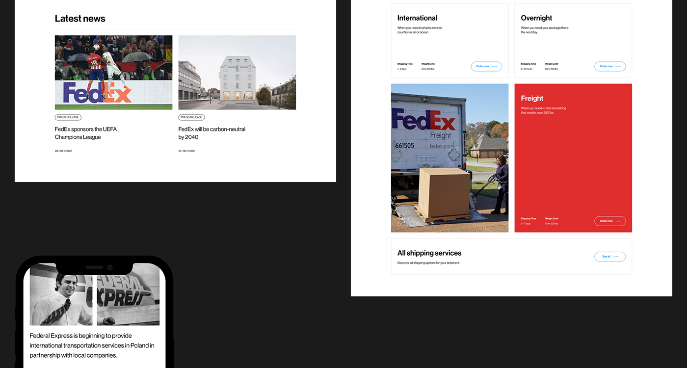 Fedex | Mail service — Изображение №10 — Интерфейсы, Брендинг на Dprofile