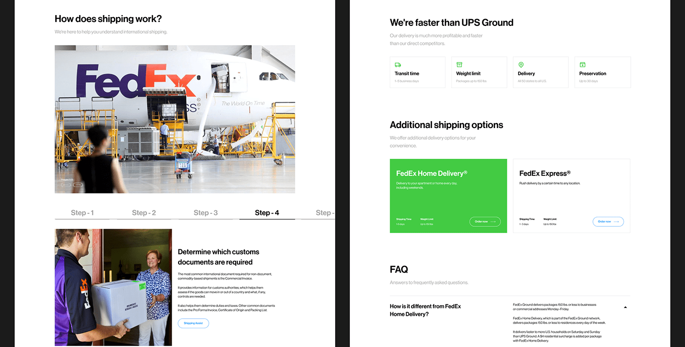 Fedex | Mail service — Изображение №3 — Интерфейсы, Брендинг на Dprofile