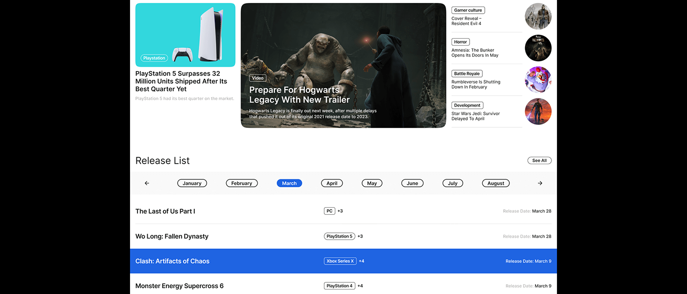 Gameinformer | Online magazine — Изображение №5 — Интерфейсы, Брендинг на Dprofile