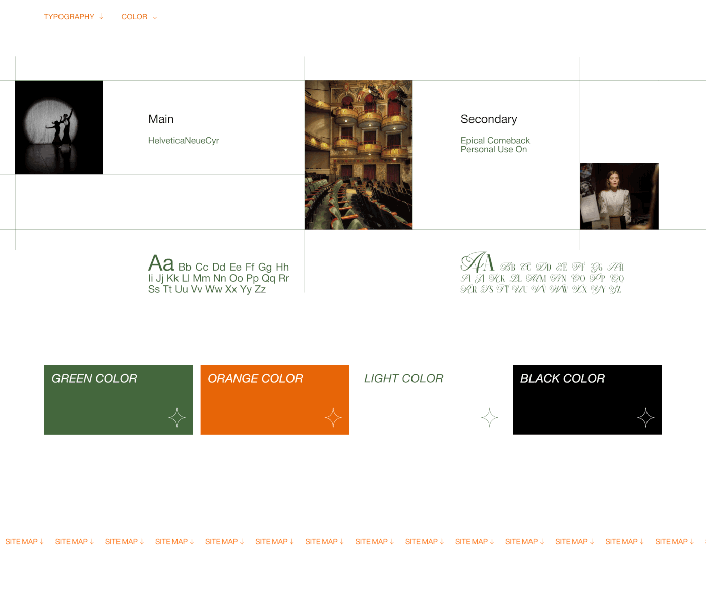 Website Modern Theatre — Изображение №4 — Интерфейсы, Графика на Dprofile