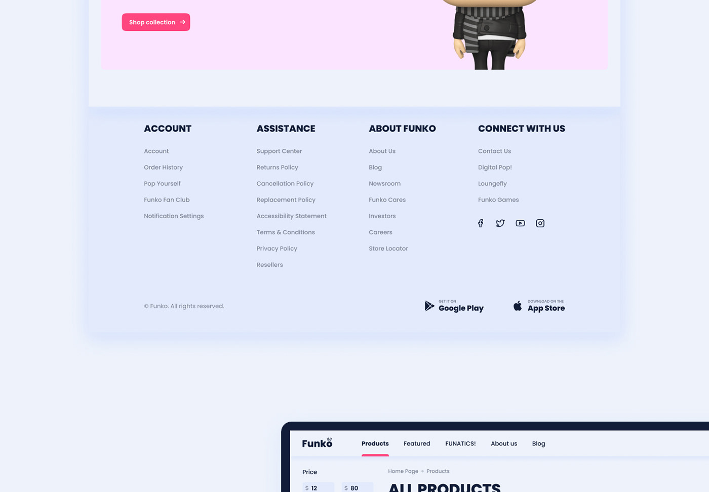 Funko Store Design Concept — Изображение №9 — Интерфейсы на Dprofile