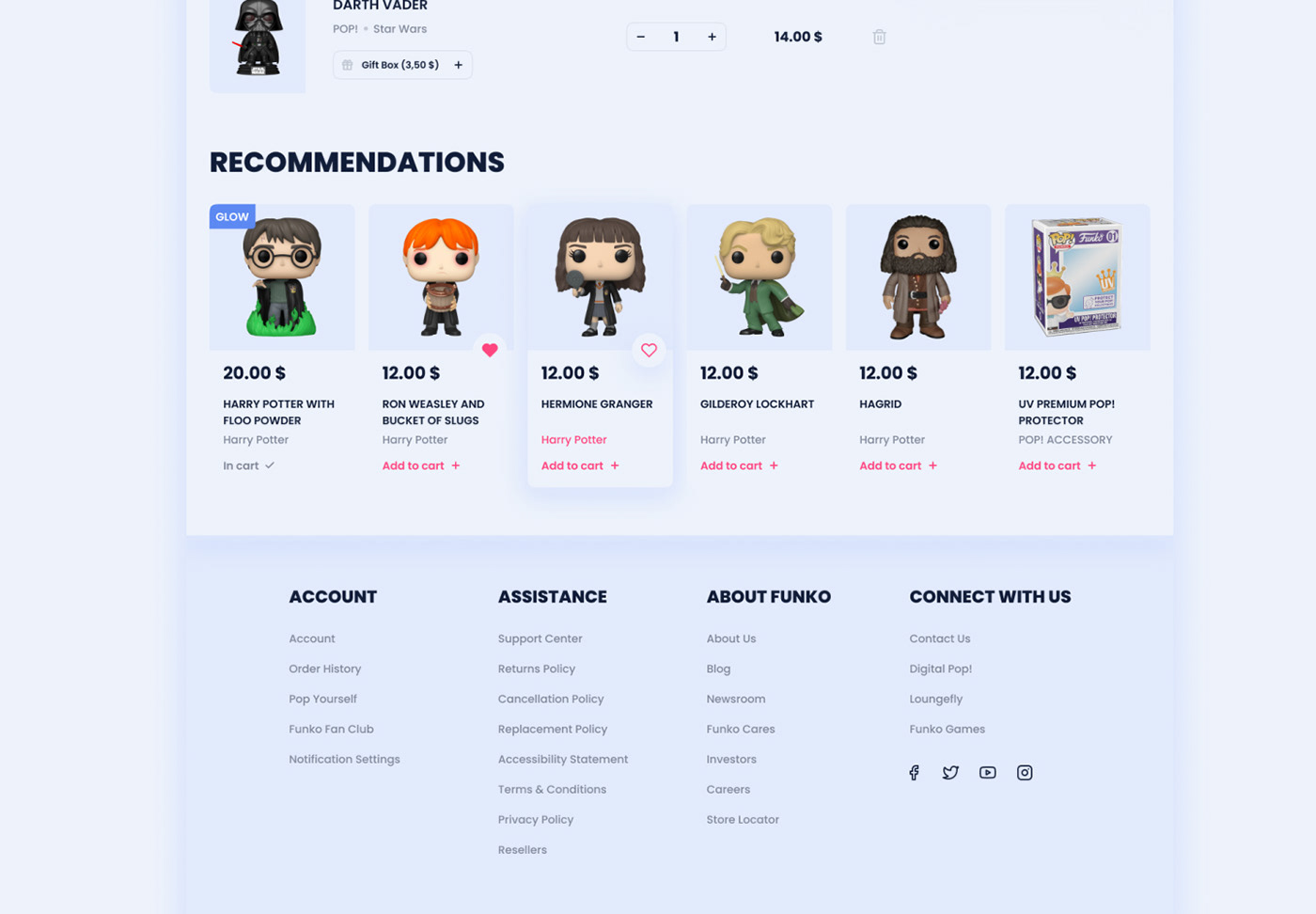 Funko Store Design Concept — Изображение №19 — Интерфейсы на Dprofile