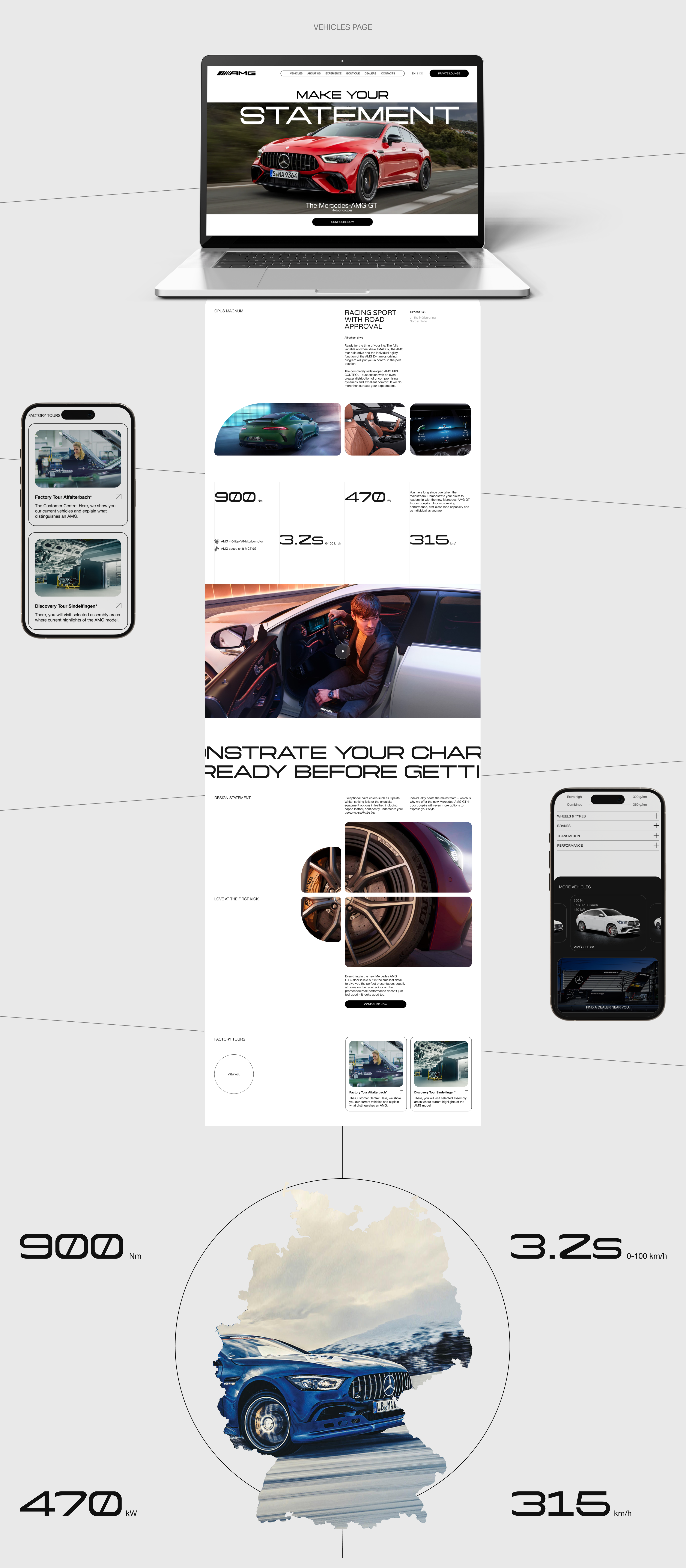Mercedes-AMG | Corporate website | Redesign concept — Изображение №5 — Интерфейсы на Dprofile