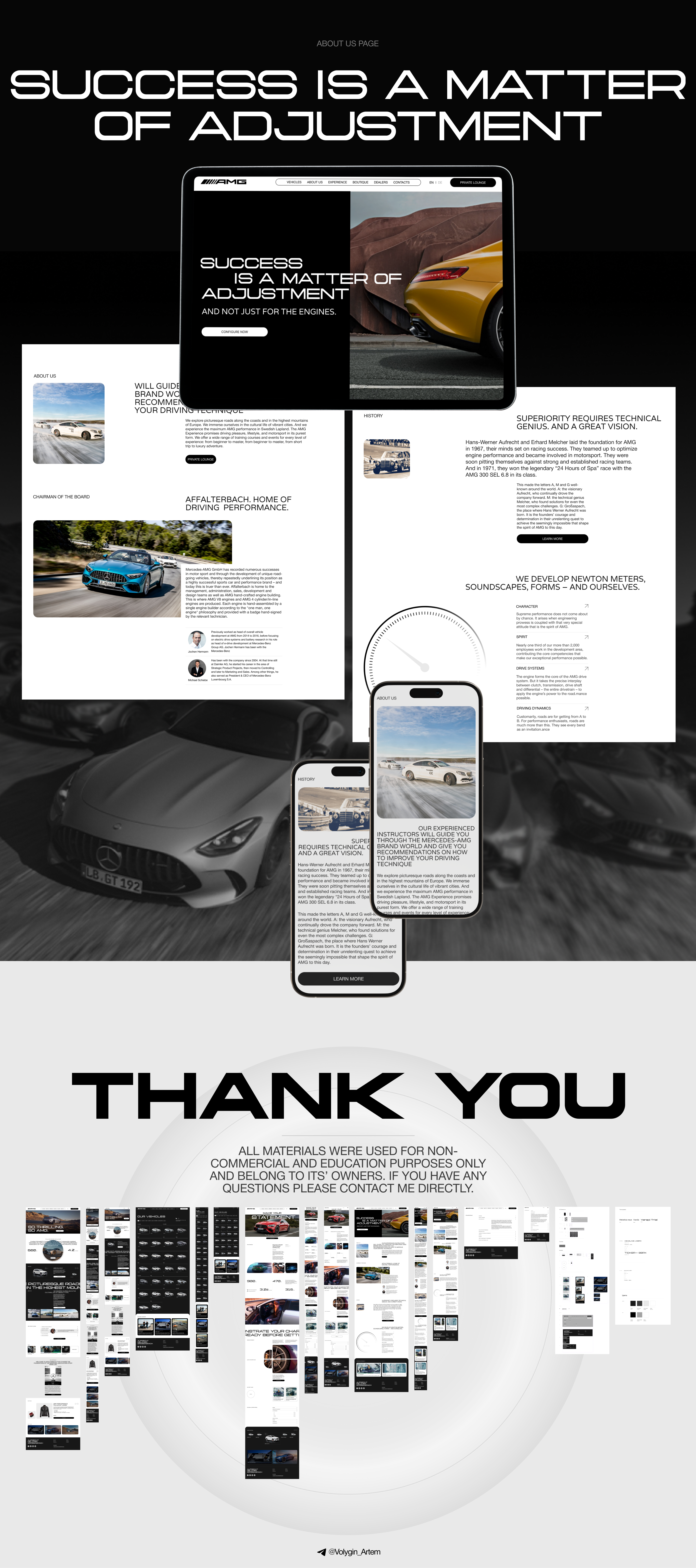 Mercedes-AMG | Corporate website | Redesign concept — Изображение №8 — Интерфейсы на Dprofile