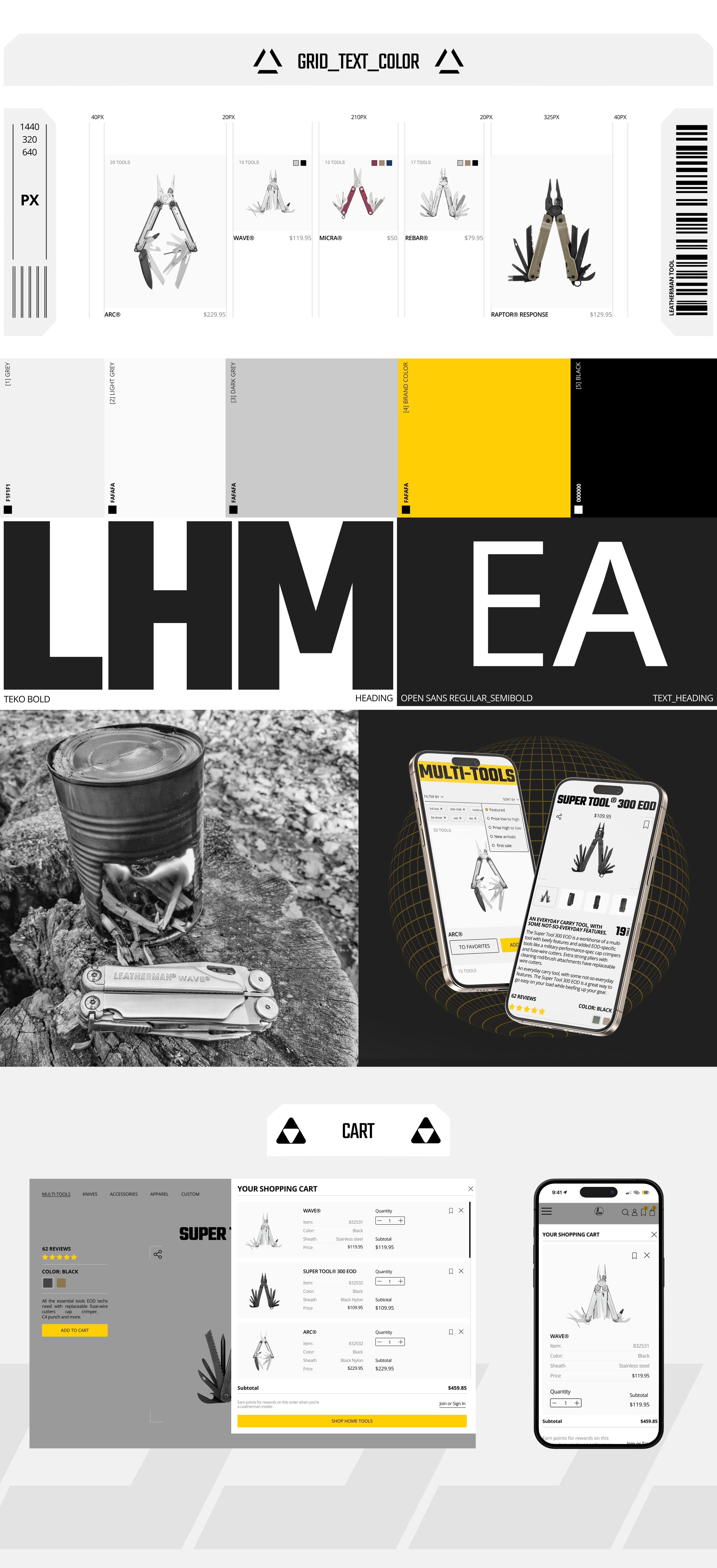 Leatherman | E-commerce — Изображение №3 — Интерфейсы, Графика на Dprofile
