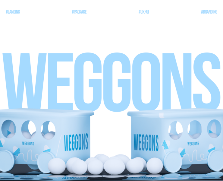 WEGGONS / Упаковка, айдентика и лендинг для яиц на Dprofile