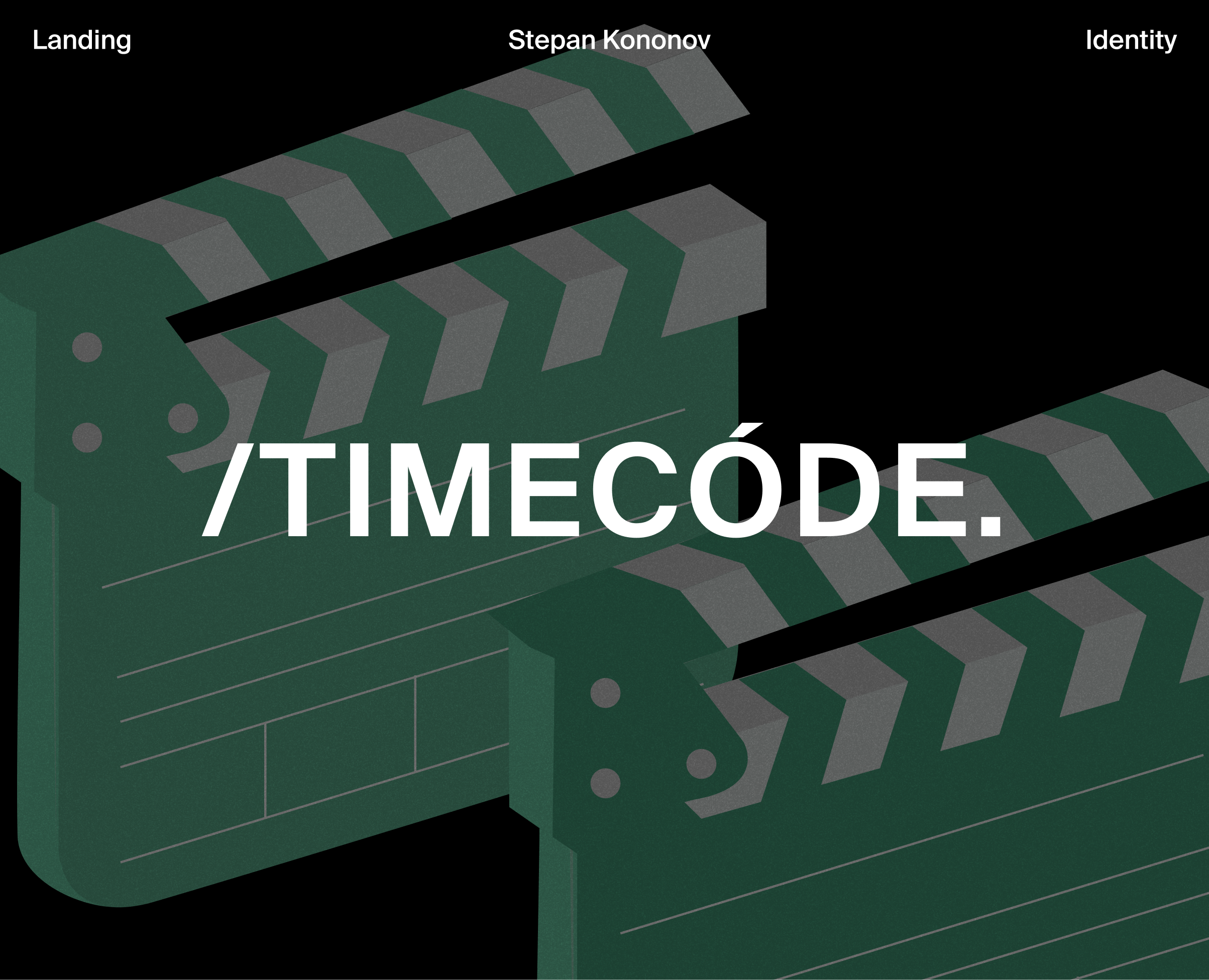 TIMECODE / Лендинг для видеопродакшена на Dprofile