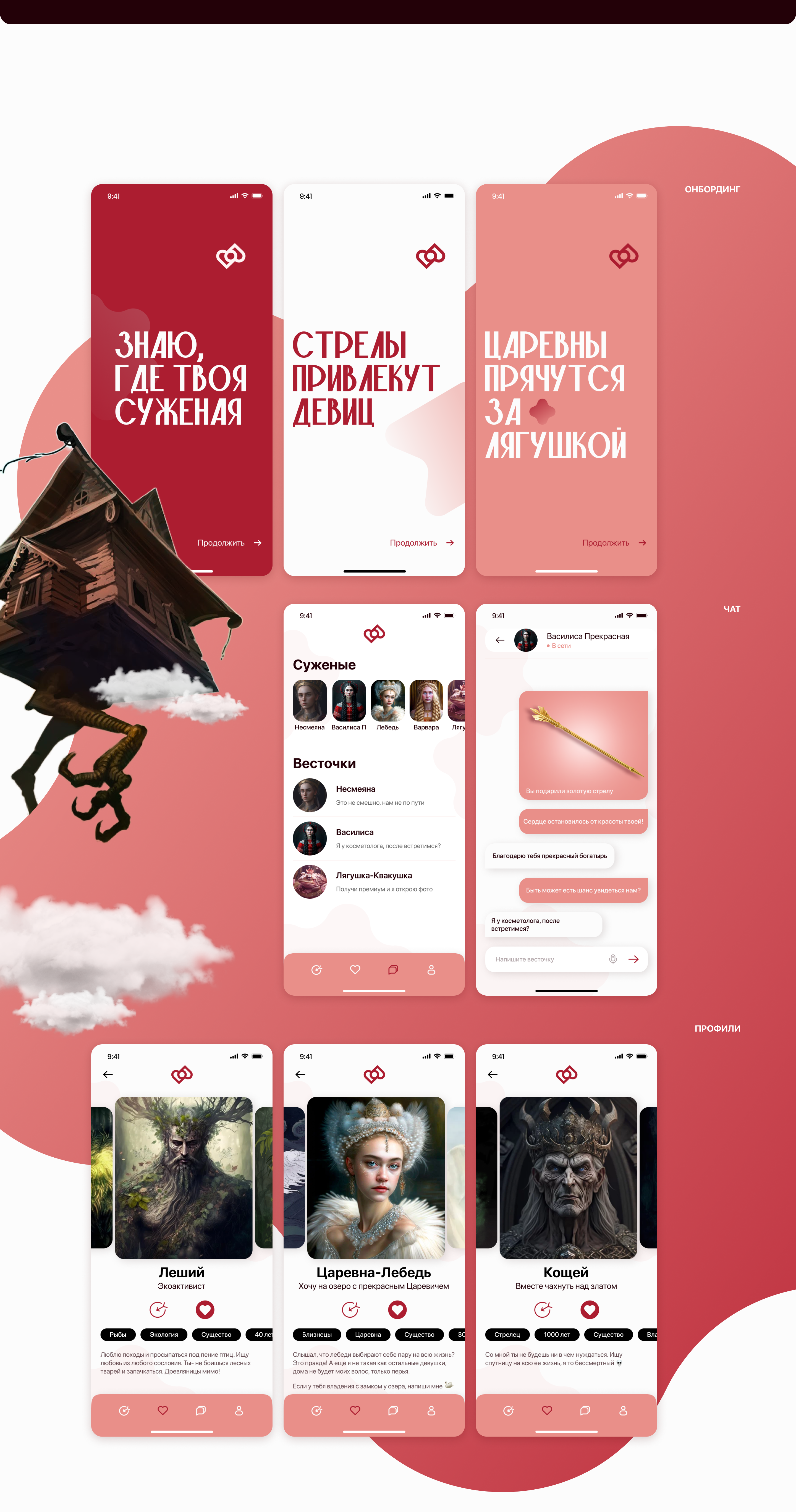 Dating APP — Изображение №5 — Интерфейсы на Dprofile
