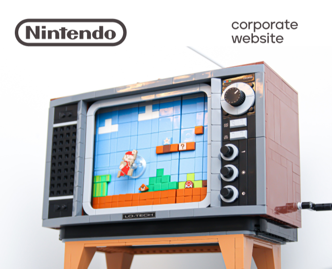 Nintendo — corporate website redesign — Интерфейсы на Dprofile