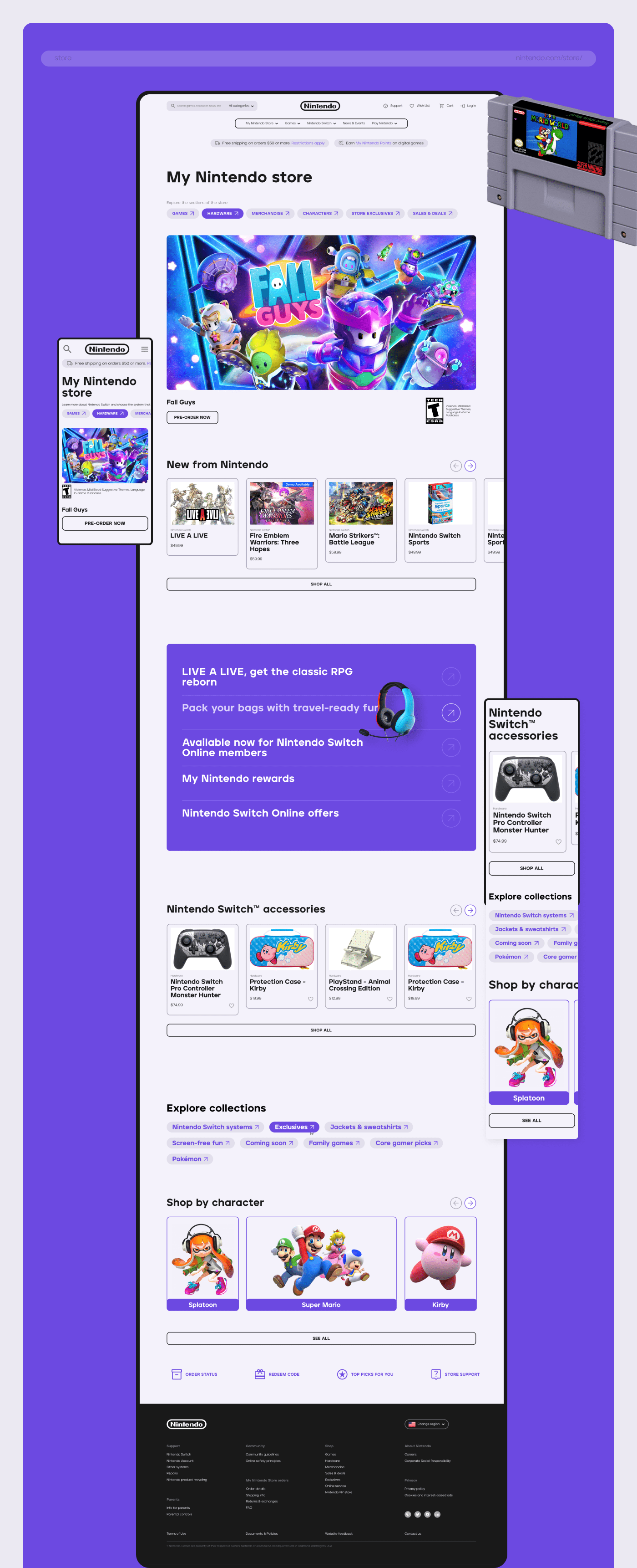 Nintendo — corporate website redesign — Изображение №5 — Интерфейсы на Dprofile
