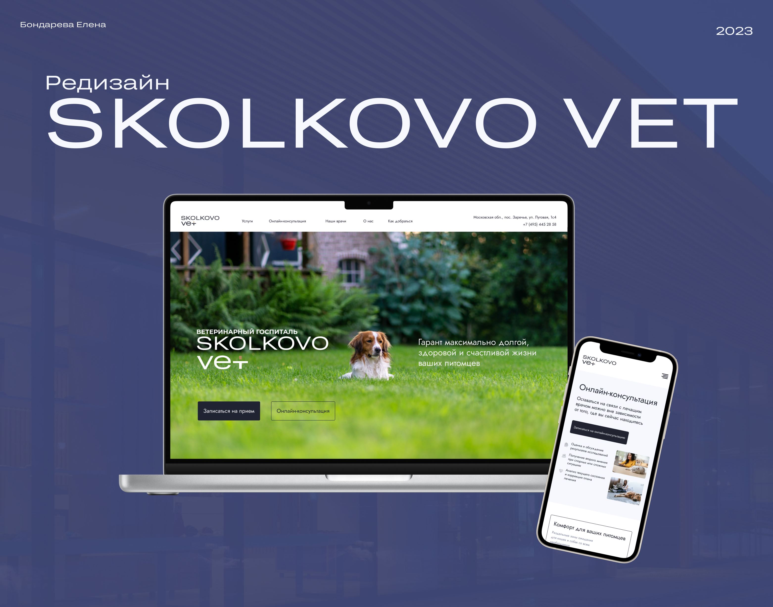 Редизайн сайта  SKOLKOVO VET — Изображение №1 — Интерфейсы на Dprofile