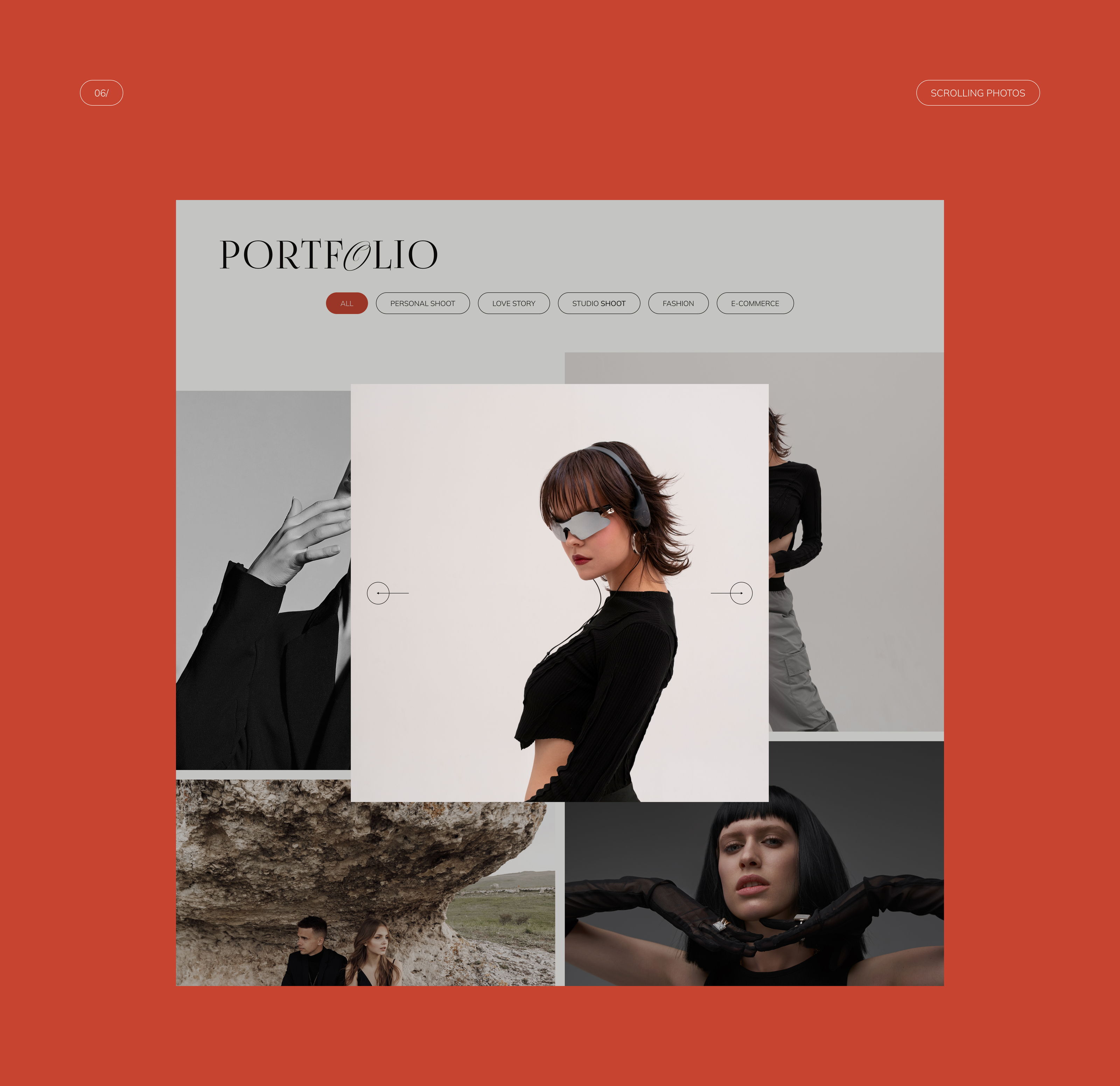 Photographer Website | UX/UI Design — Изображение №5 — Интерфейсы на Dprofile