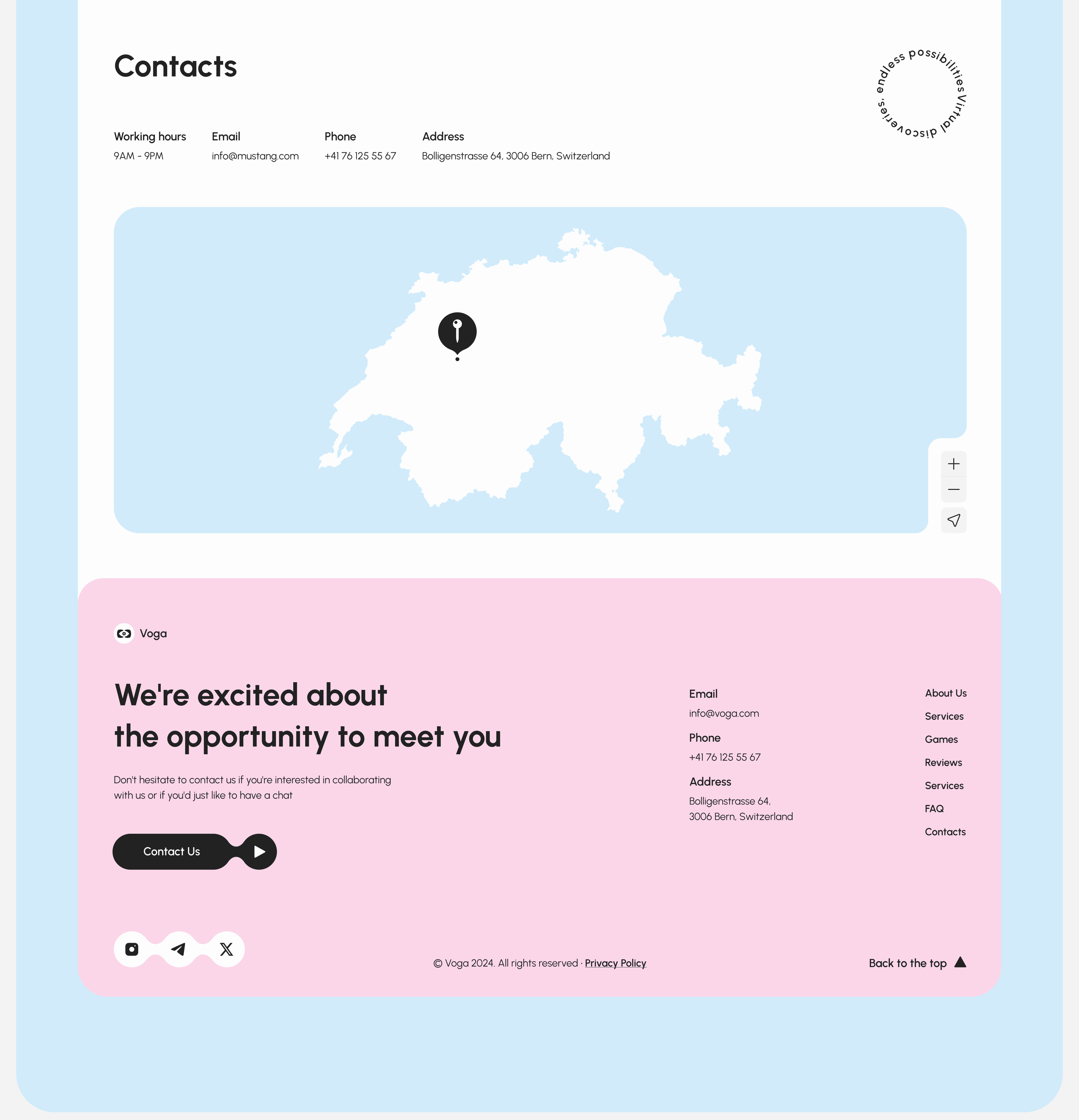Virtual Reality Club VOGA | UX/UI Design — Изображение №8 — Интерфейсы на Dprofile