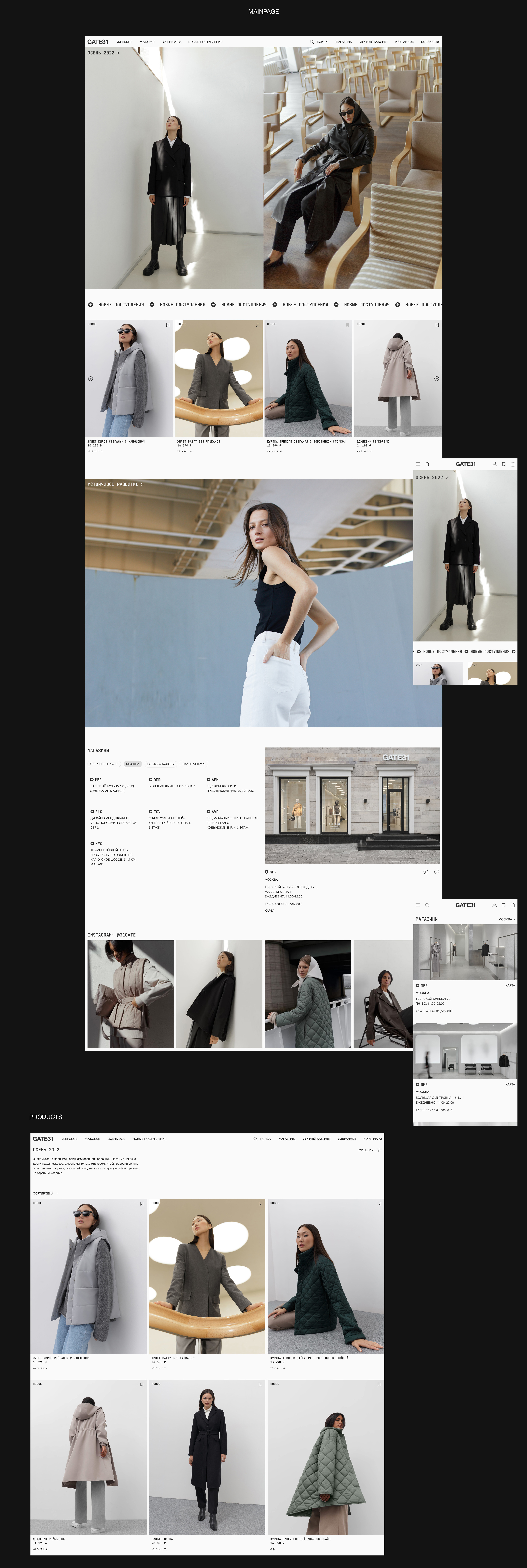 GATE31 Website — Изображение №2 — Интерфейсы, Брендинг на Dprofile