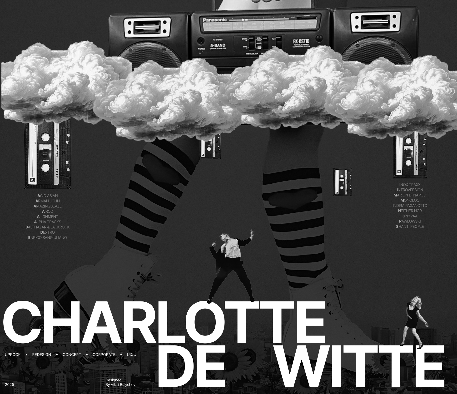 Charlotte De Witte | Corporate Website | UX/UI — Изображение №12 — Интерфейсы, Брендинг на Dprofile