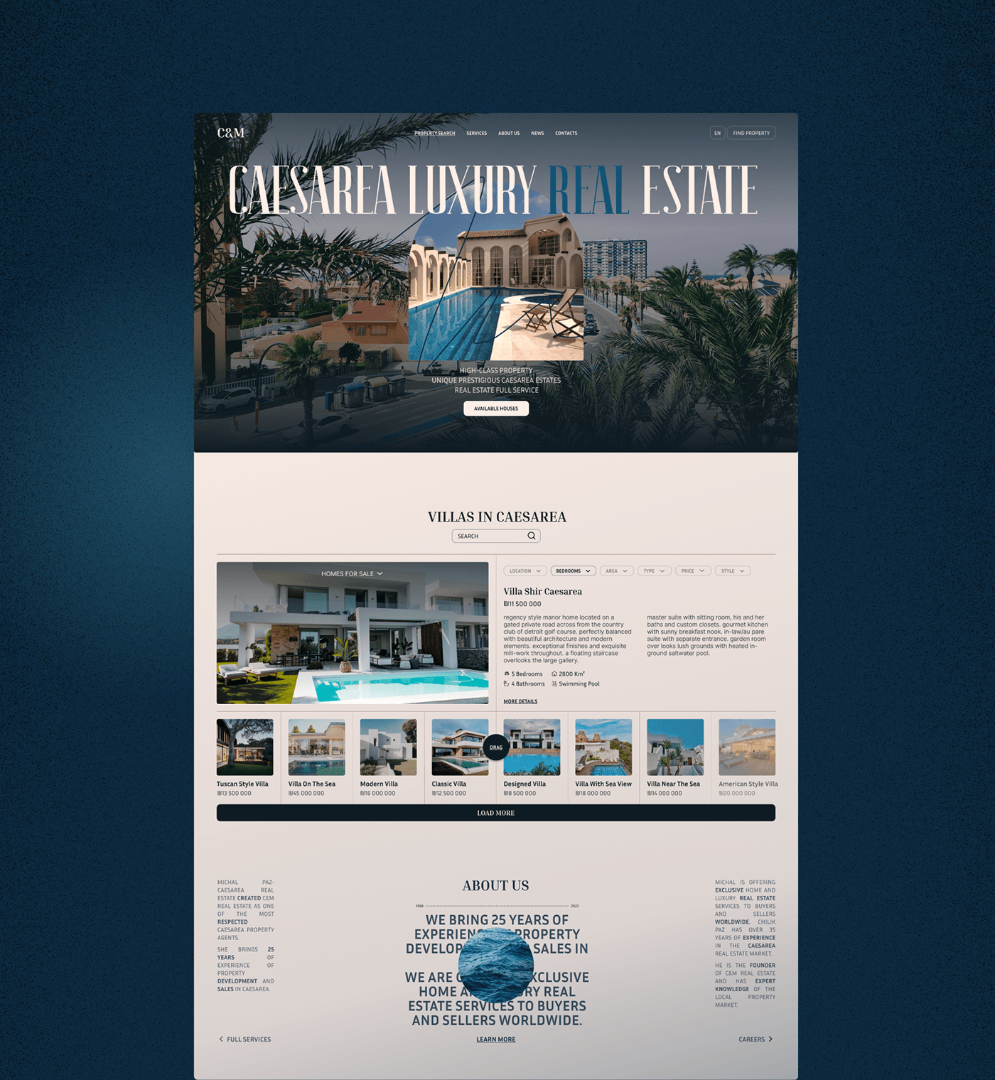 Real Estate Website — Изображение №7 — Интерфейсы на Dprofile