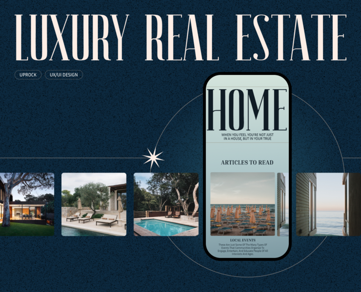 Real Estate Website — Интерфейсы на Dprofile
