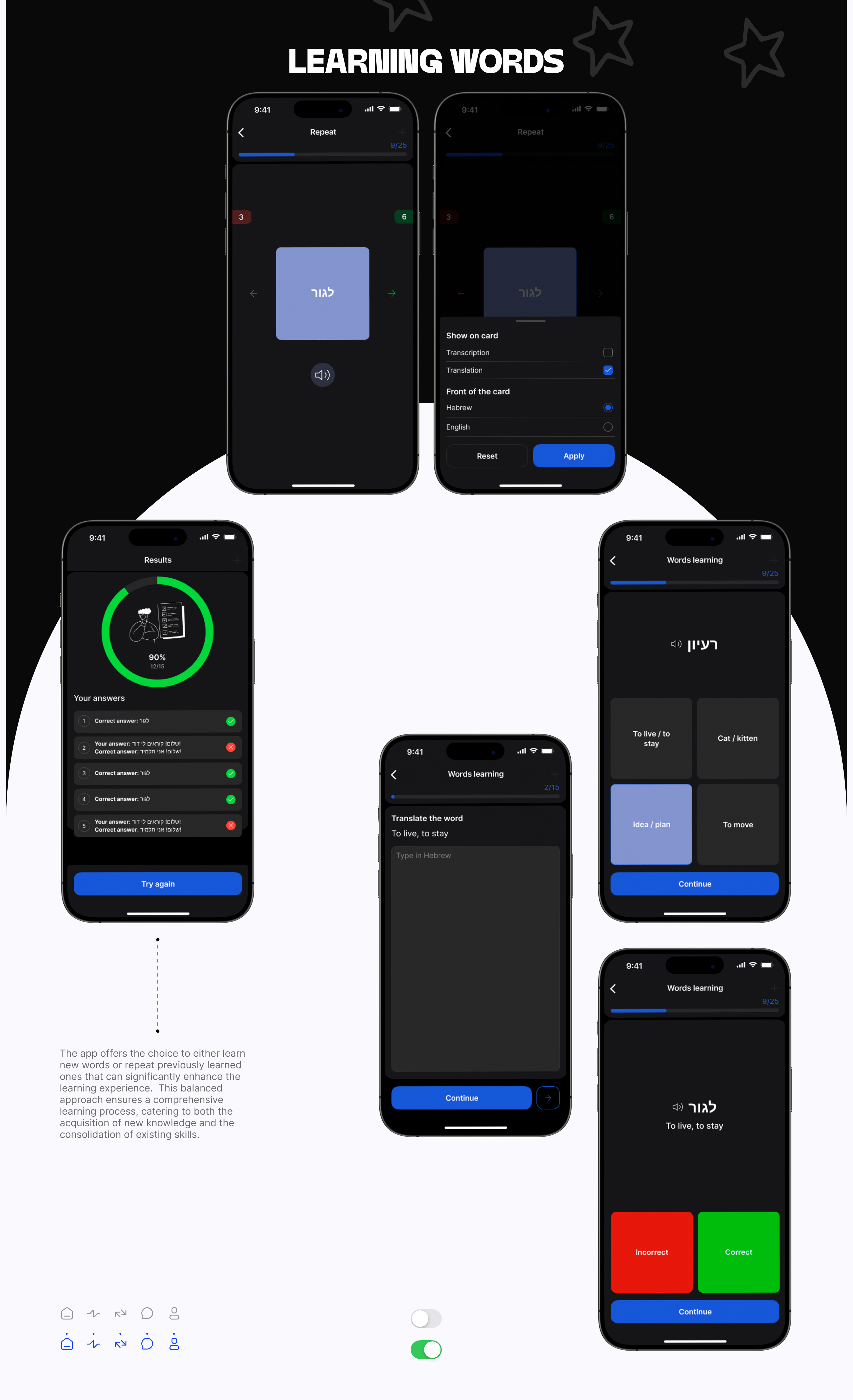Language learning mobile app — Изображение №10 — Интерфейсы на Dprofile