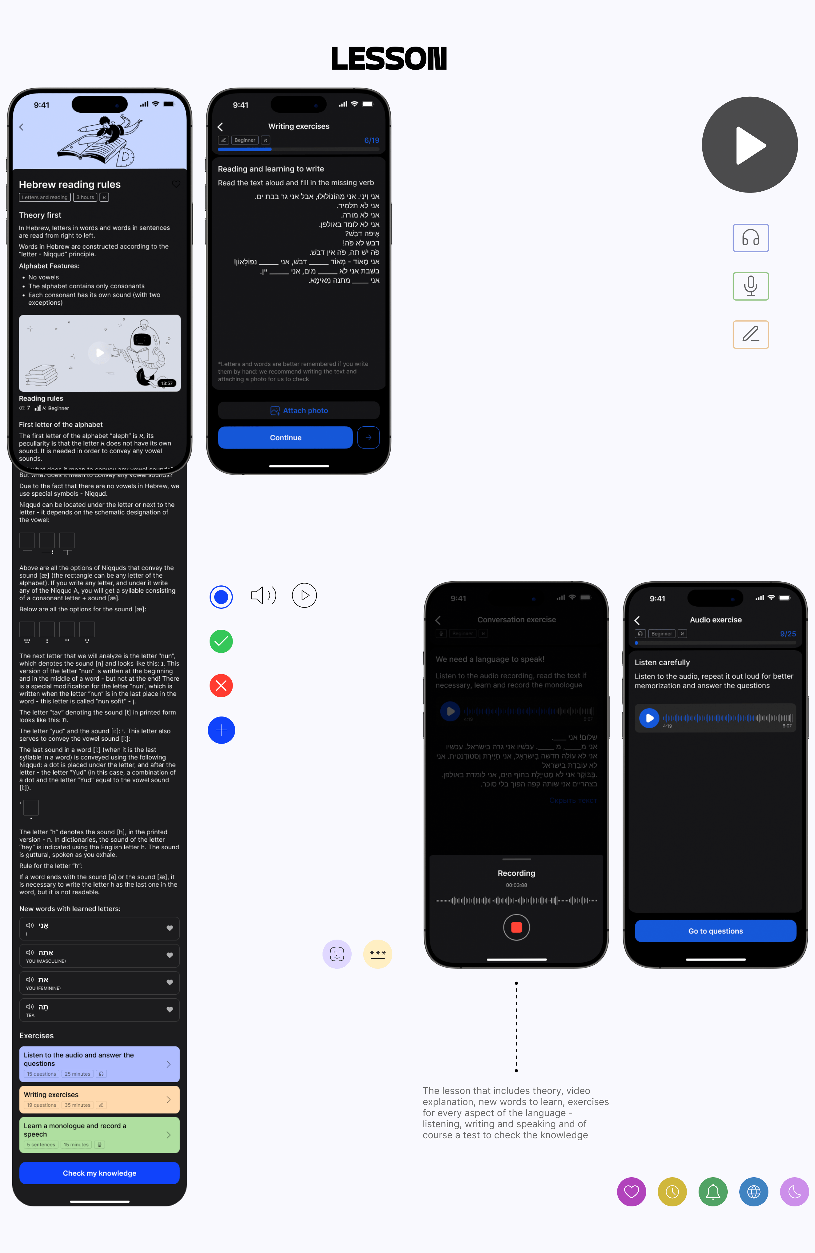 Language learning mobile app — Изображение №8 — Интерфейсы на Dprofile