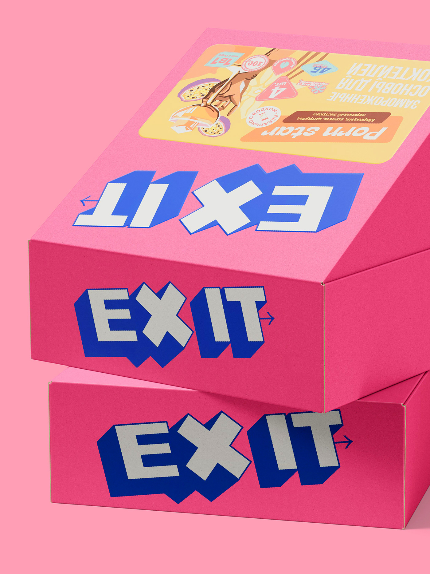 EXIT — Брендинг и упаковка основ для коктейлей — Изображение №6 — Брендинг на Dprofile