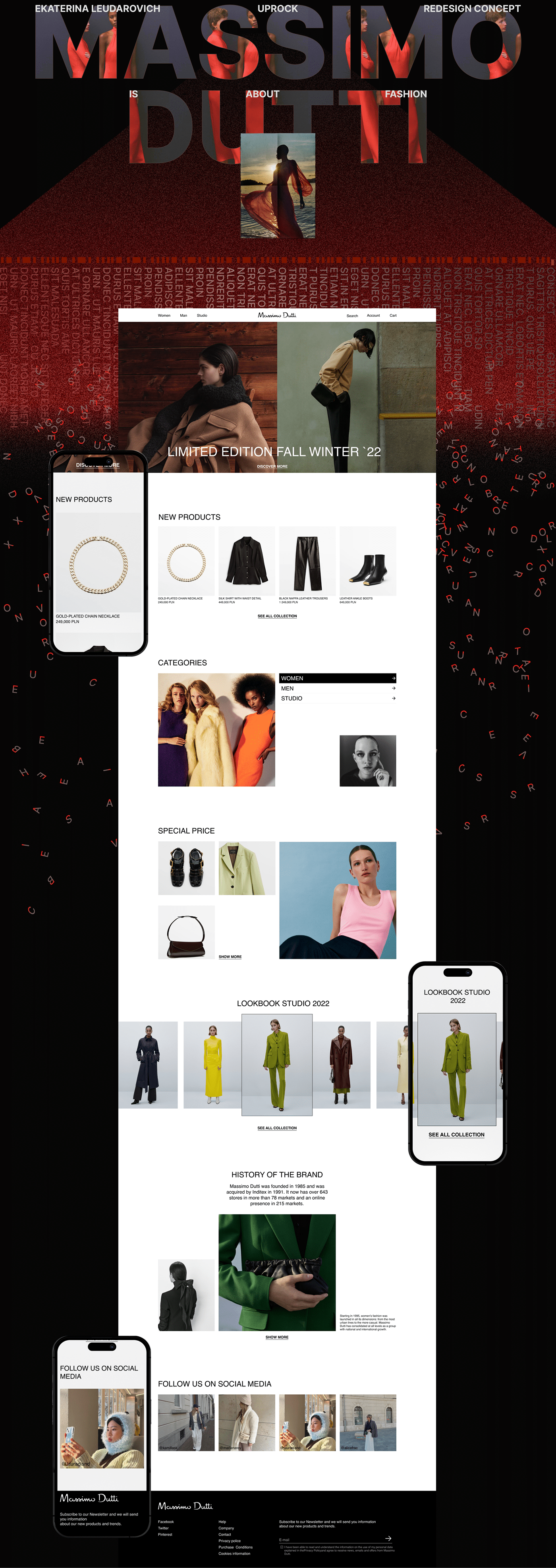 Massimo Dutti | E-commerce website — Изображение №1 — Интерфейсы, Брендинг на Dprofile