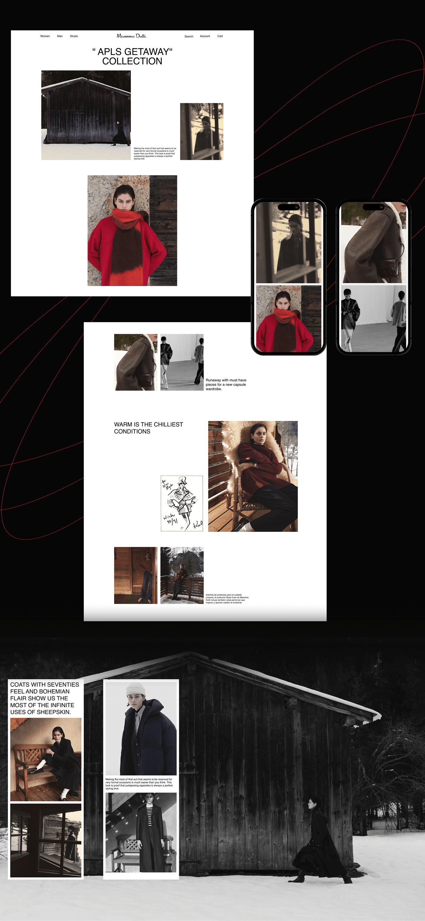 Massimo Dutti | E-commerce website — Изображение №7 — Интерфейсы, Брендинг на Dprofile