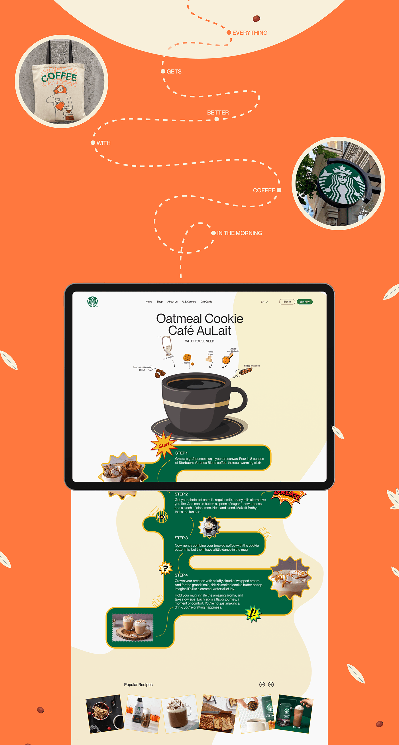 Starbucks | Corporate website — Изображение №8 — Интерфейсы, Брендинг на Dprofile