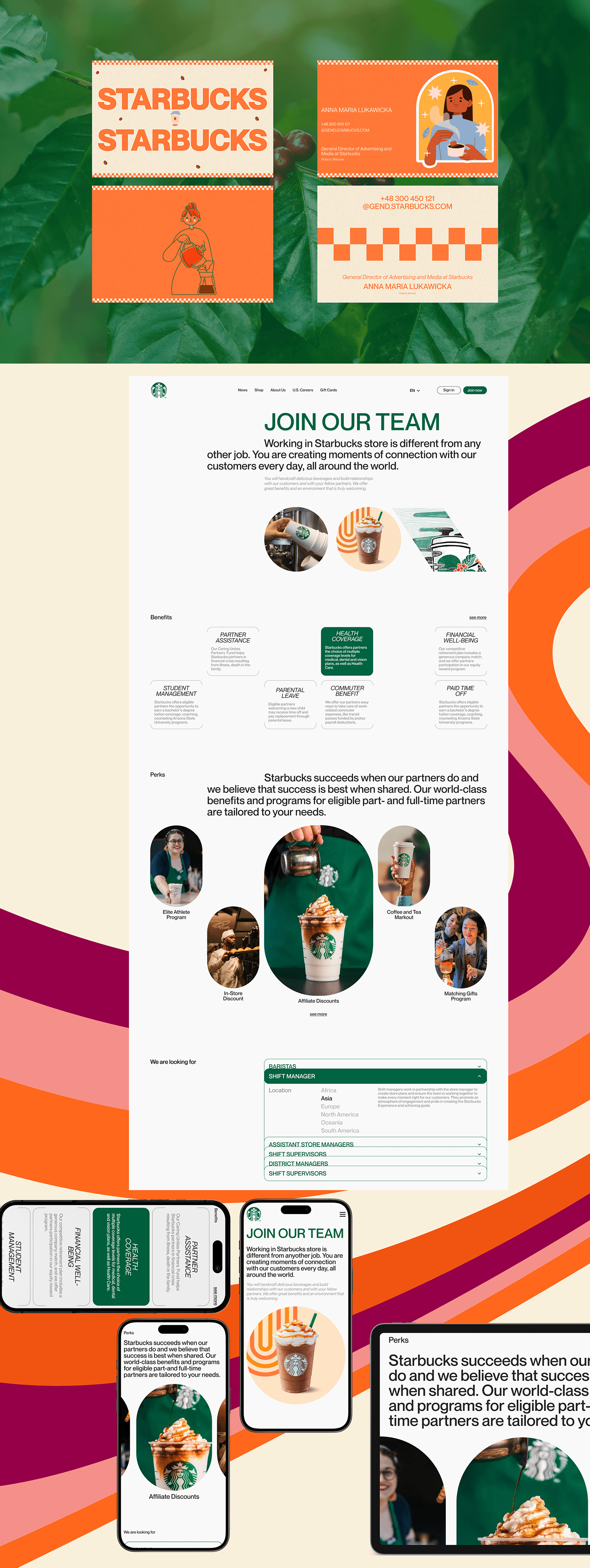 Starbucks | Corporate website — Изображение №6 — Интерфейсы, Брендинг на Dprofile