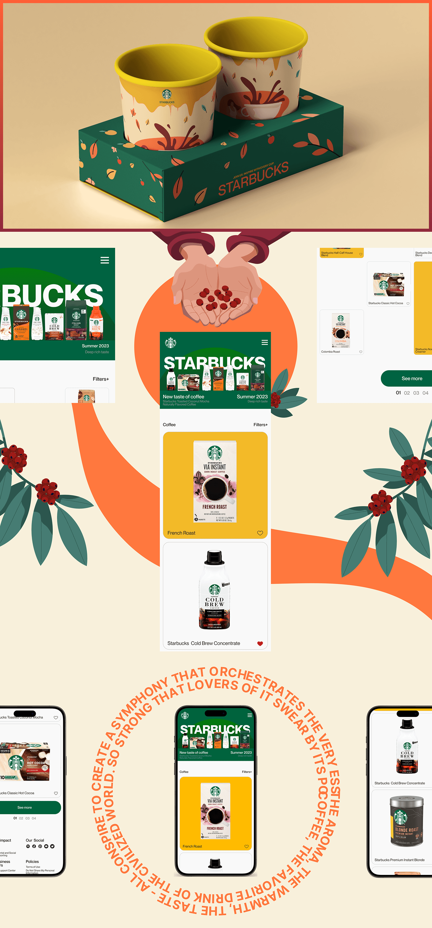 Starbucks | Corporate website — Изображение №5 — Интерфейсы, Брендинг на Dprofile