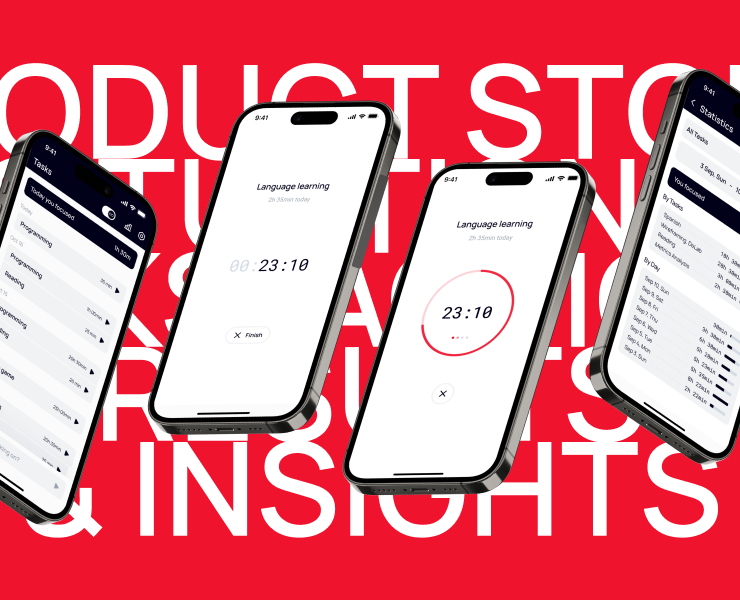 Trackerus – Тайм-трекер & Помодоро-таймер — Интерфейсы, Брендинг на Dprofile