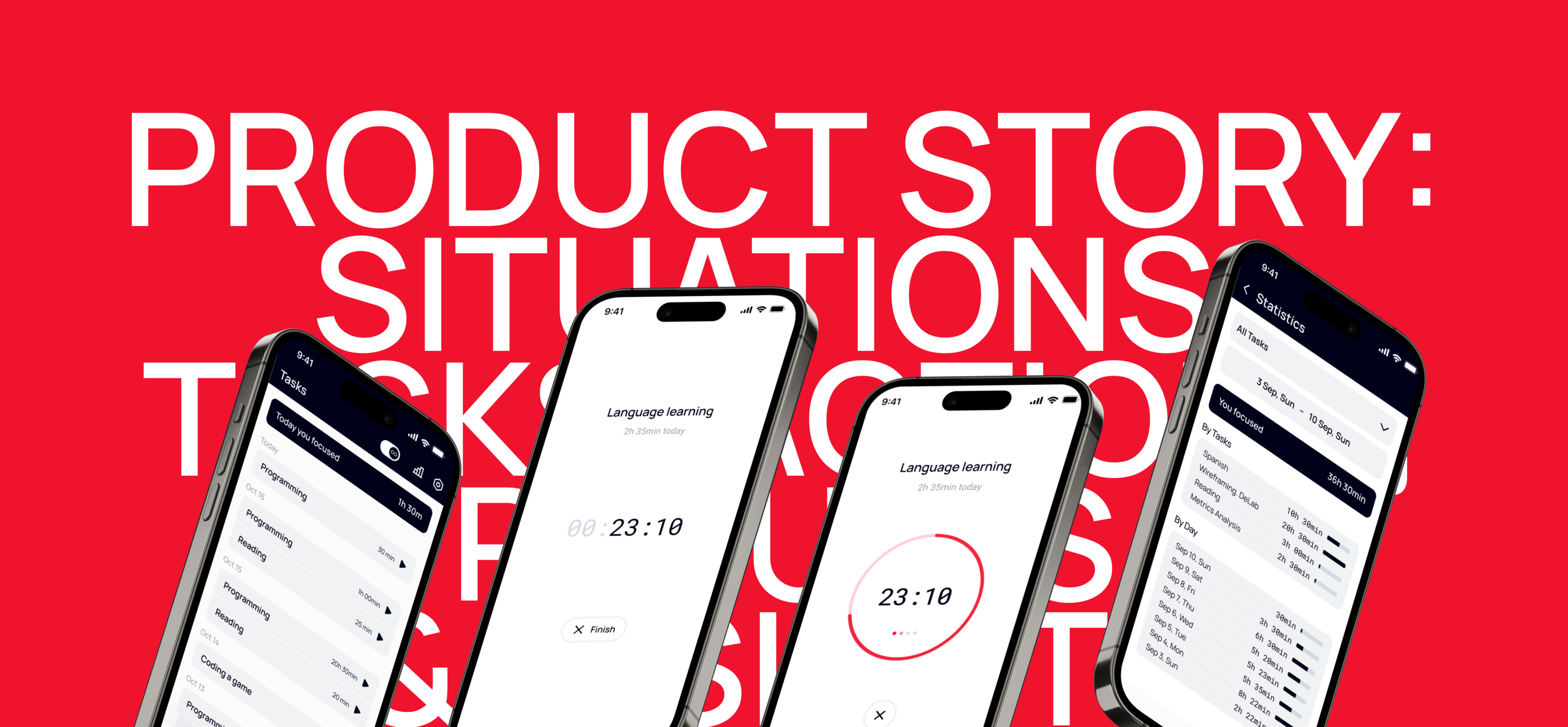 Trackerus – Тайм-трекер & Помодоро-таймер — Изображение №2 — Интерфейсы, Брендинг на Dprofile