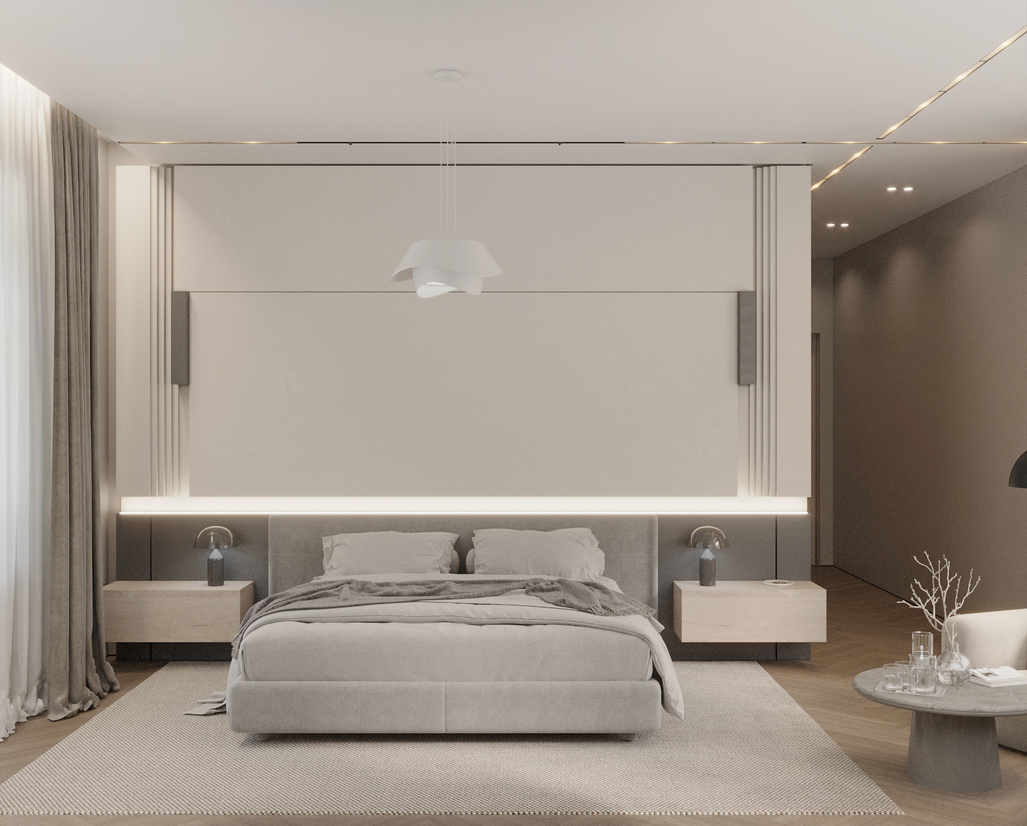 Визуализация дизайн-проекта мастер спальни — Изображение №1 — 3D на Dprofile
