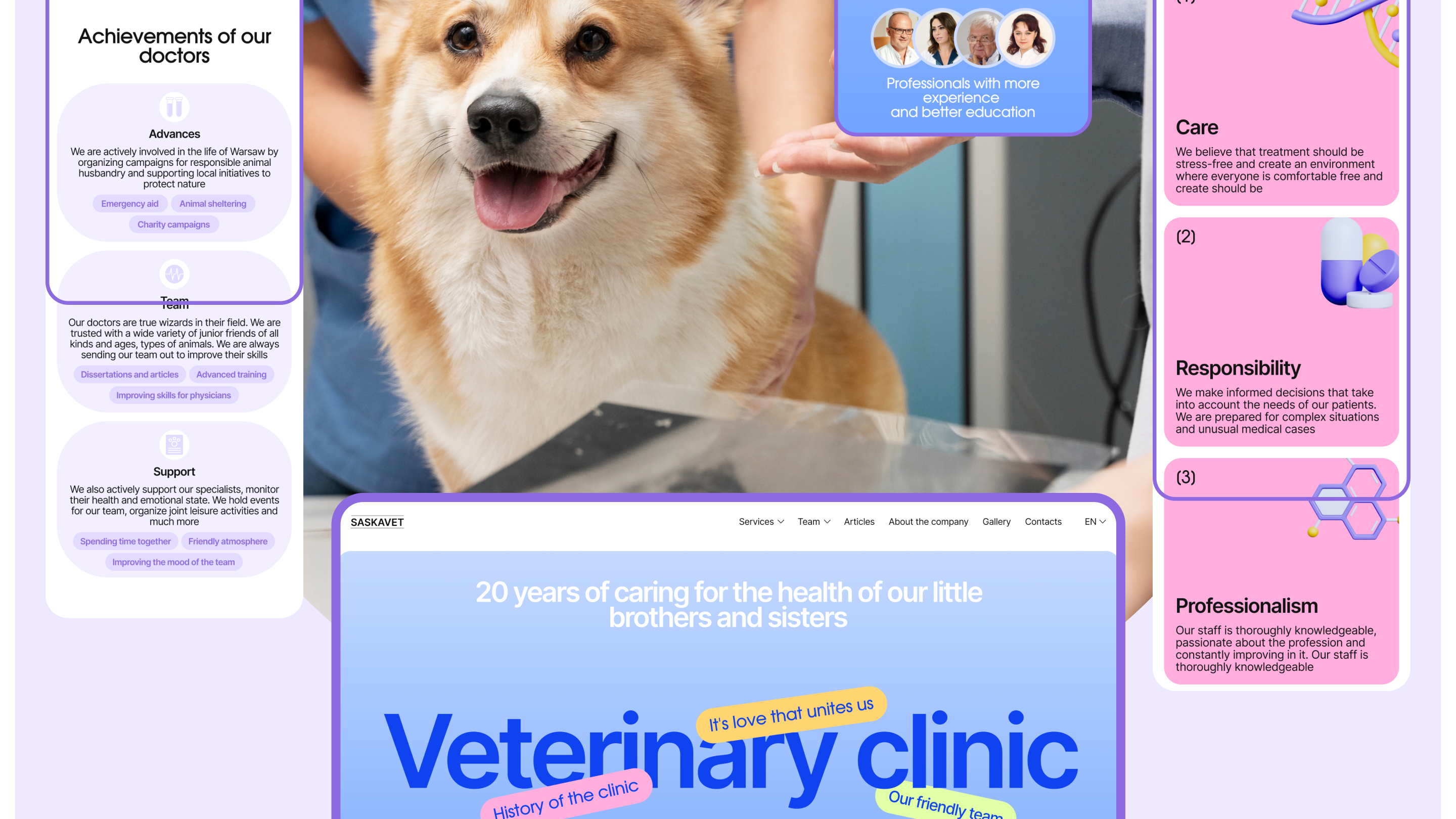 SASKAVET. Veterinary website — Изображение №21 — Интерфейсы, Брендинг на Dprofile