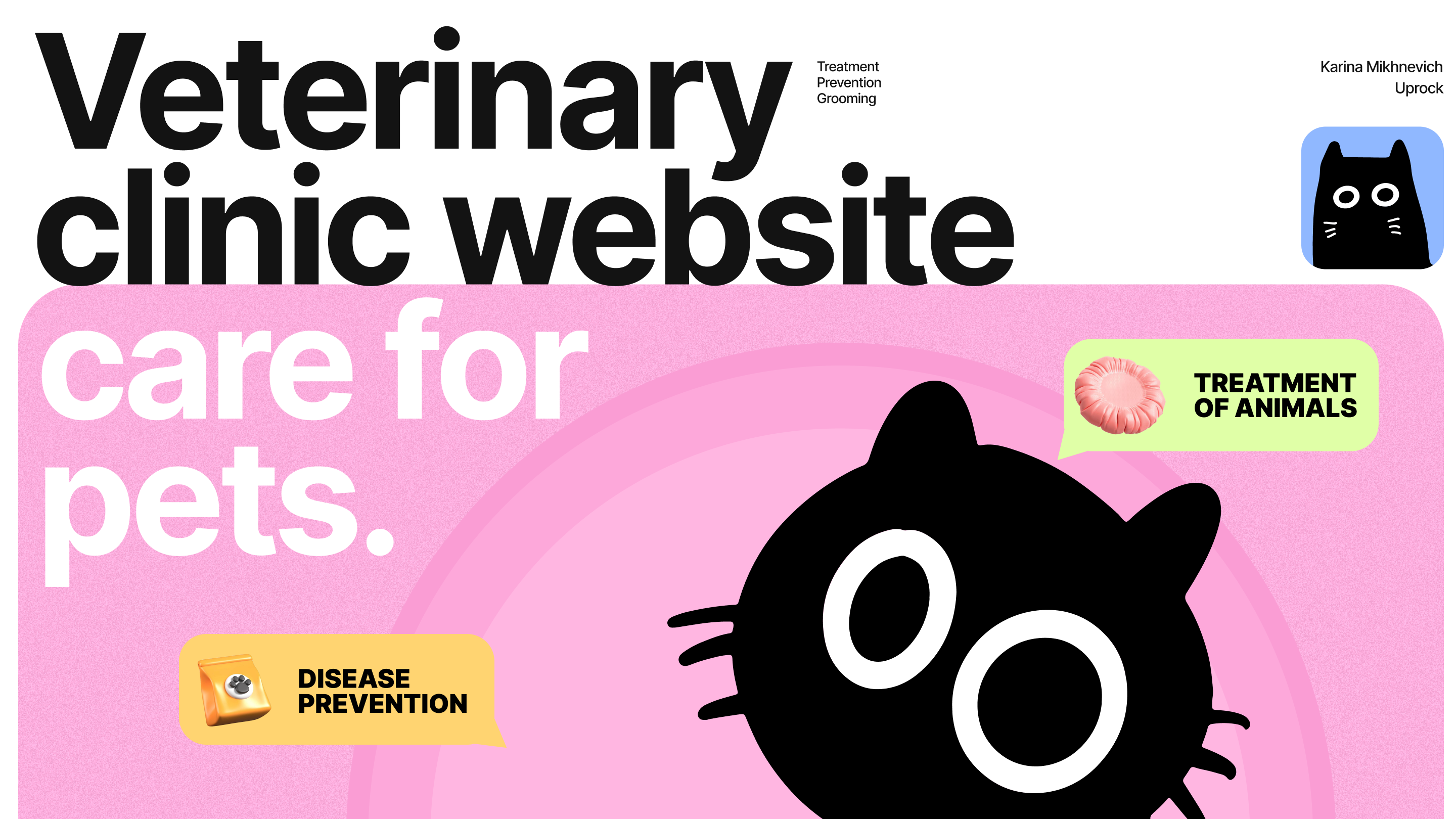 SASKAVET. Veterinary website — Изображение №1 — Интерфейсы, Брендинг на Dprofile